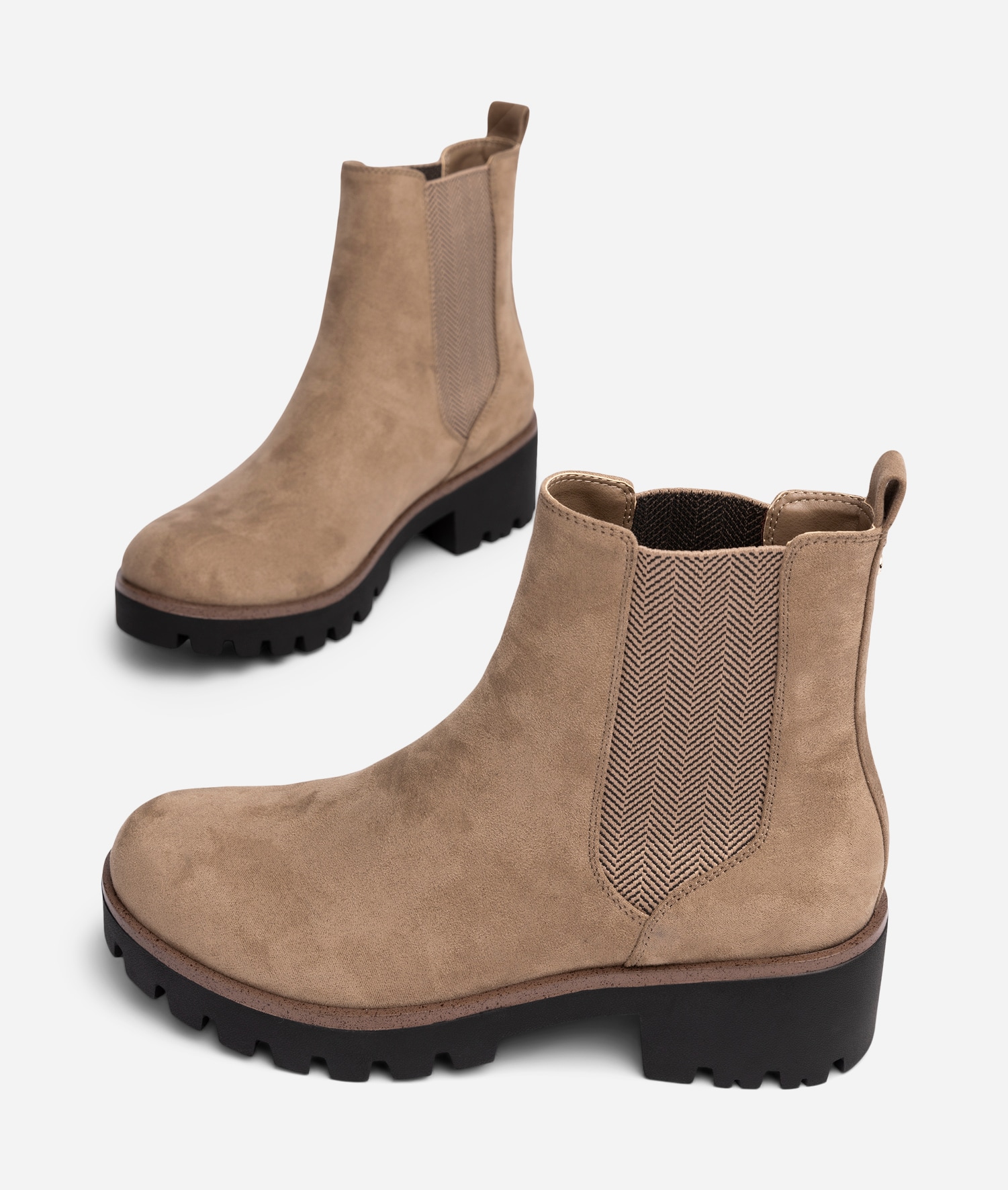 SO ALL, Chelseaboots Beige