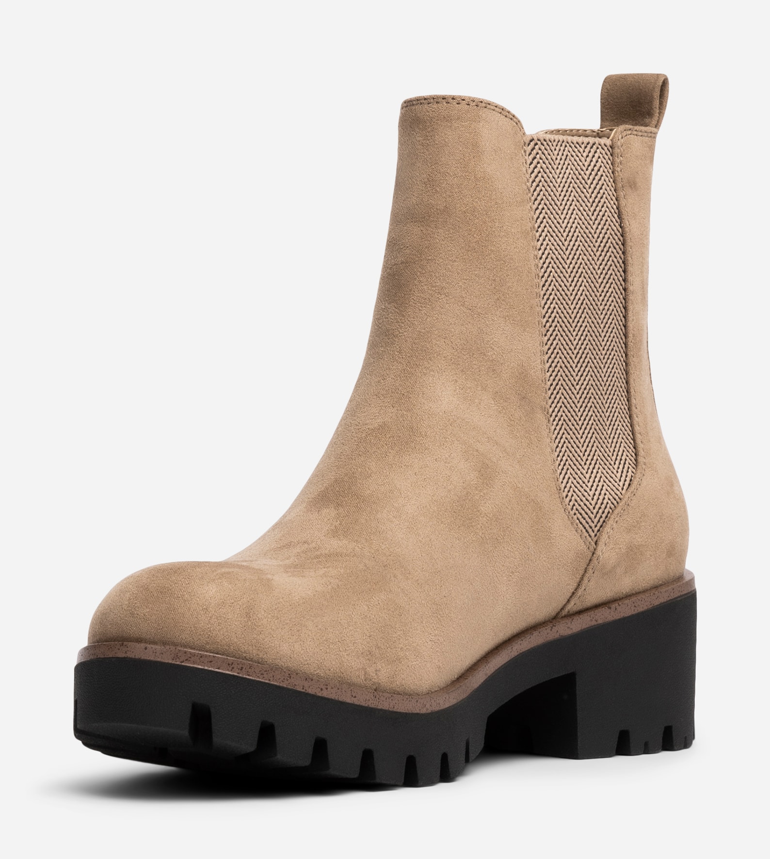 SO ALL, Chelseaboots Beige