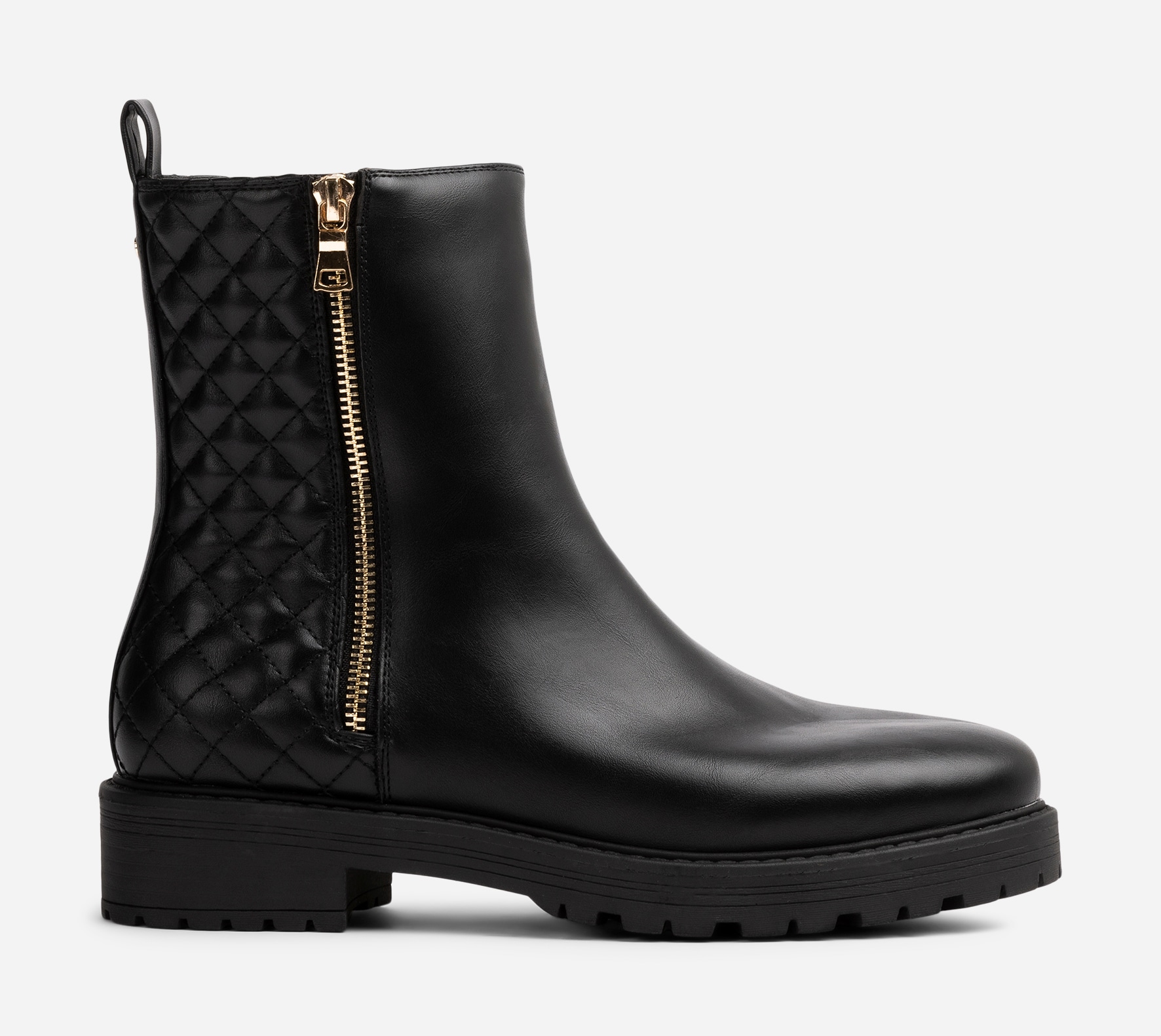 SO ALL, Boots med glidelås Sort