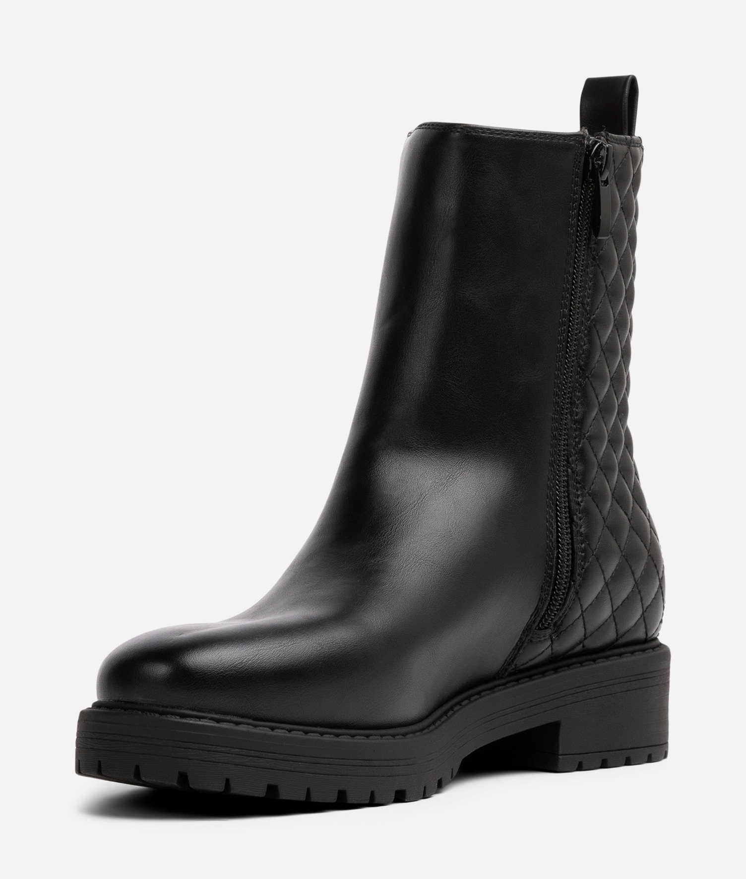SO ALL, Boots med glidelås Sort