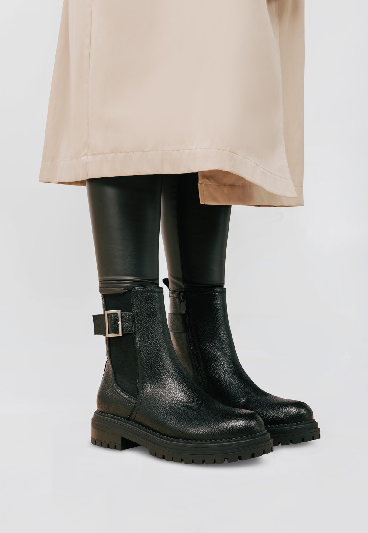 SO ALL, Boots med høyt skaft Sort