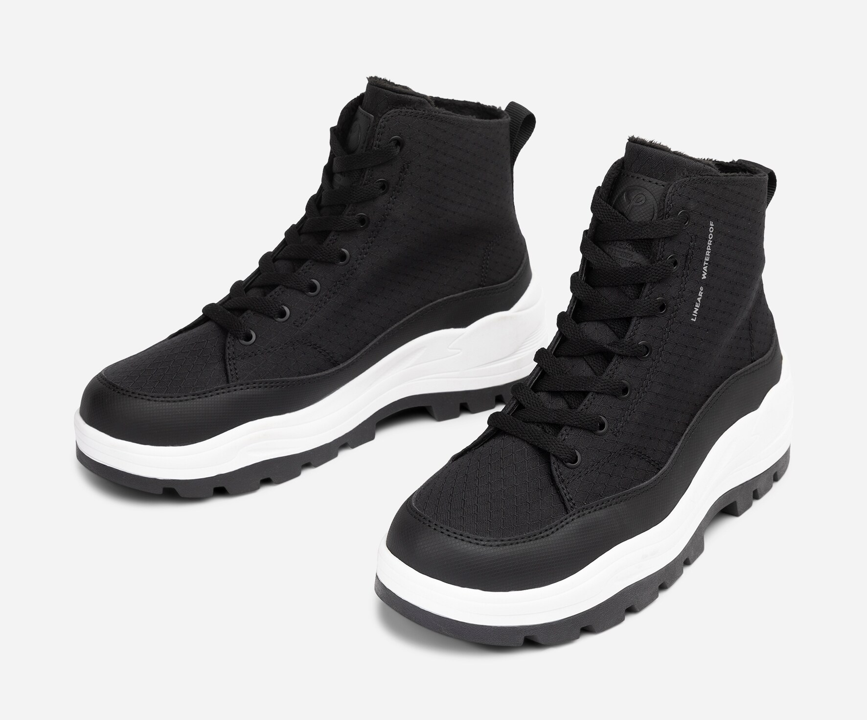 LINEAR, Varmforet skolett waterproof Sort