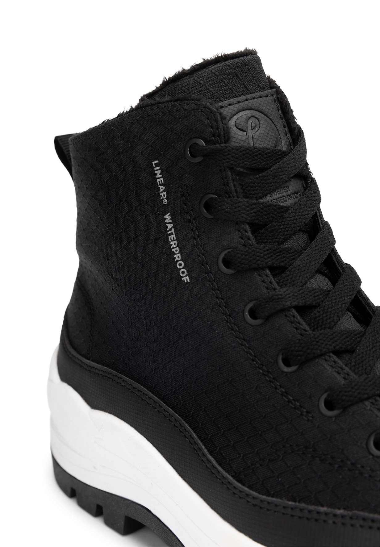 LINEAR, Varmforet skolett waterproof Sort