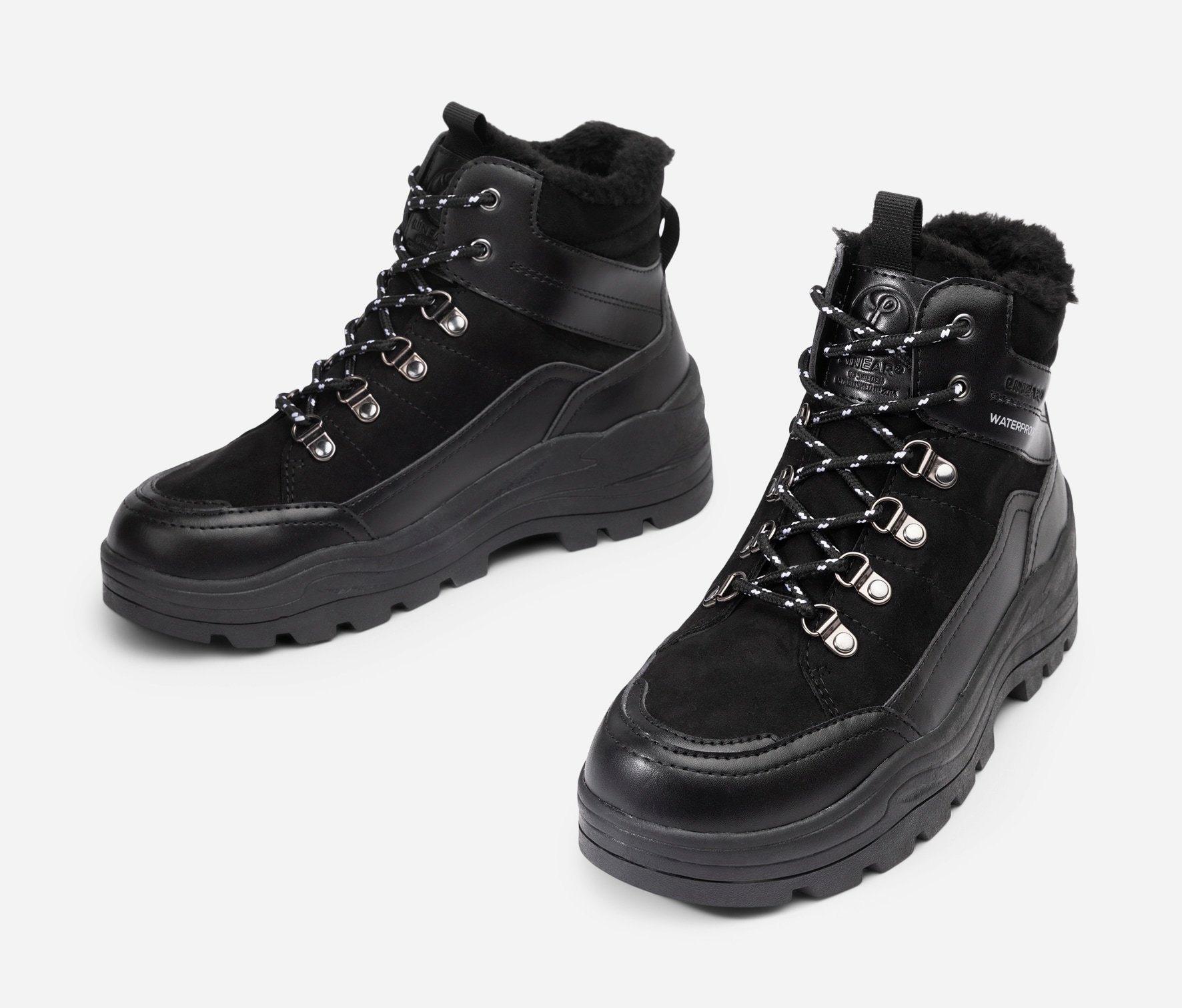 LINEAR, Varmforet skolett waterproof Sort
