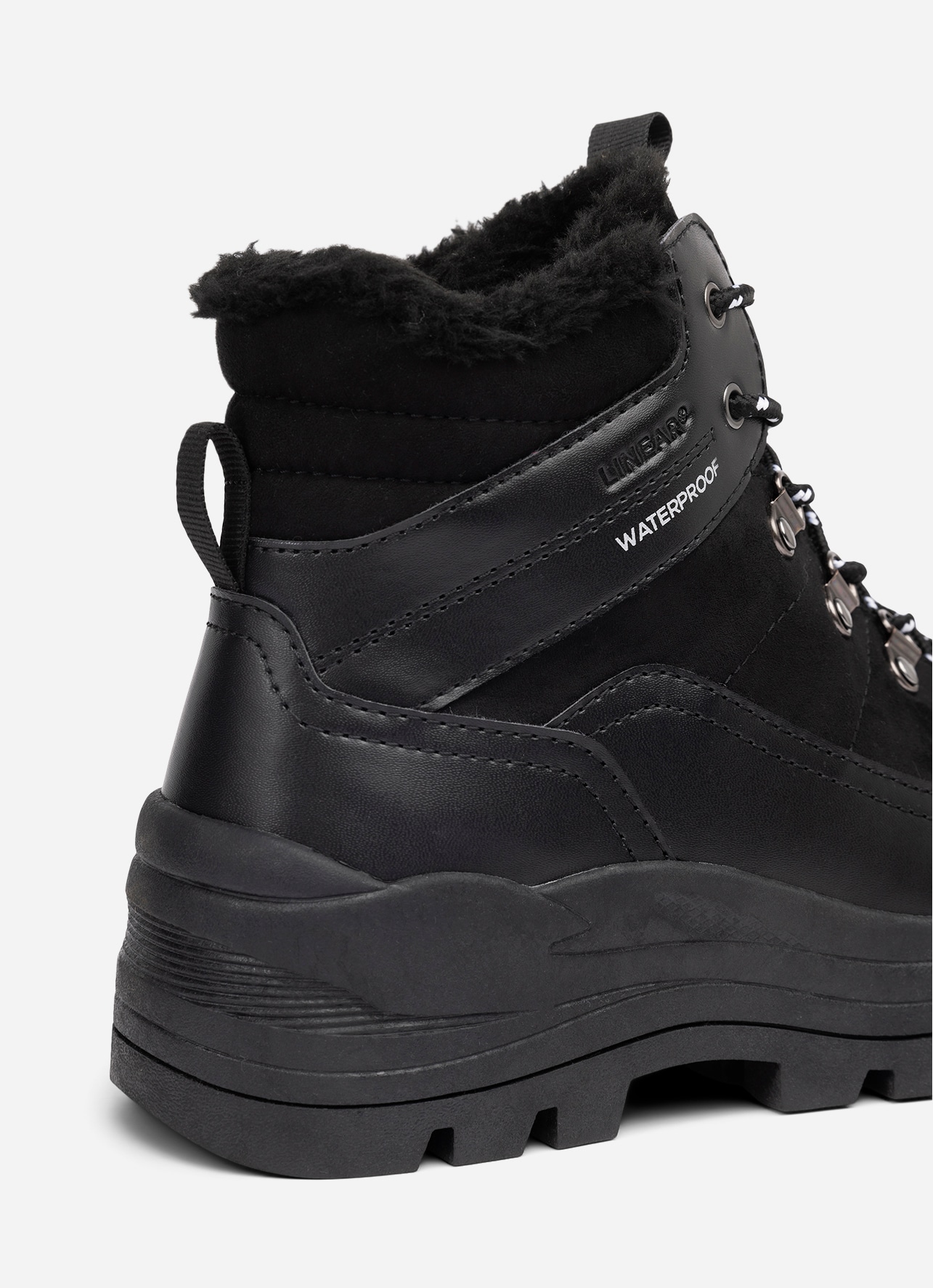 LINEAR, Varmforet skolett waterproof Sort