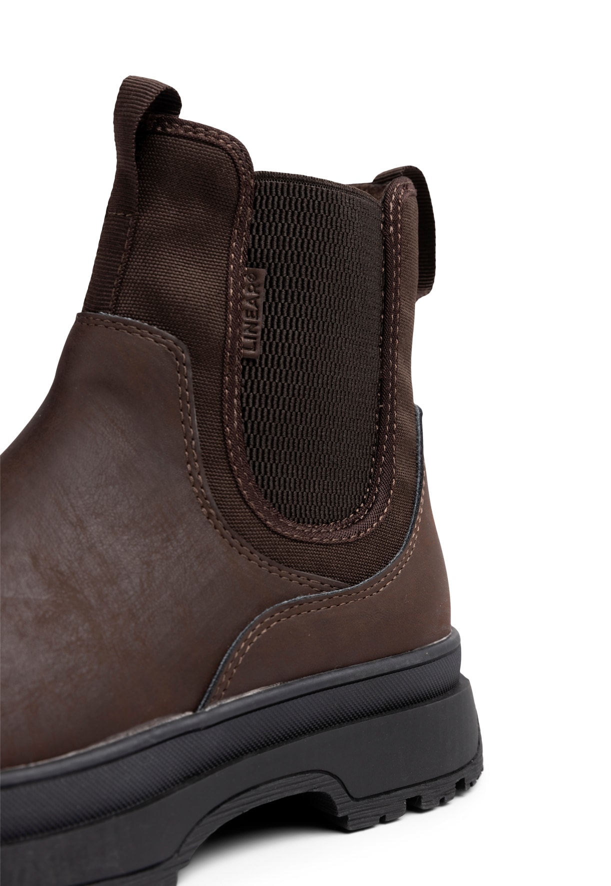 LINEAR, Varmforet chelseaboots Brun