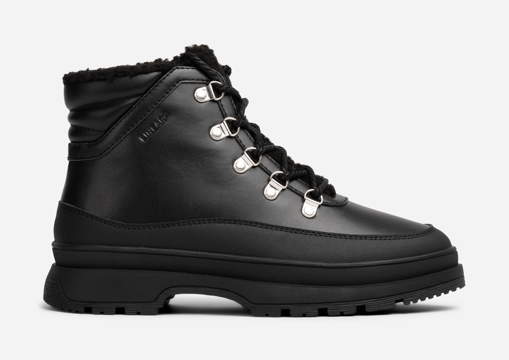 LINEAR, Varmforet skolett Sort