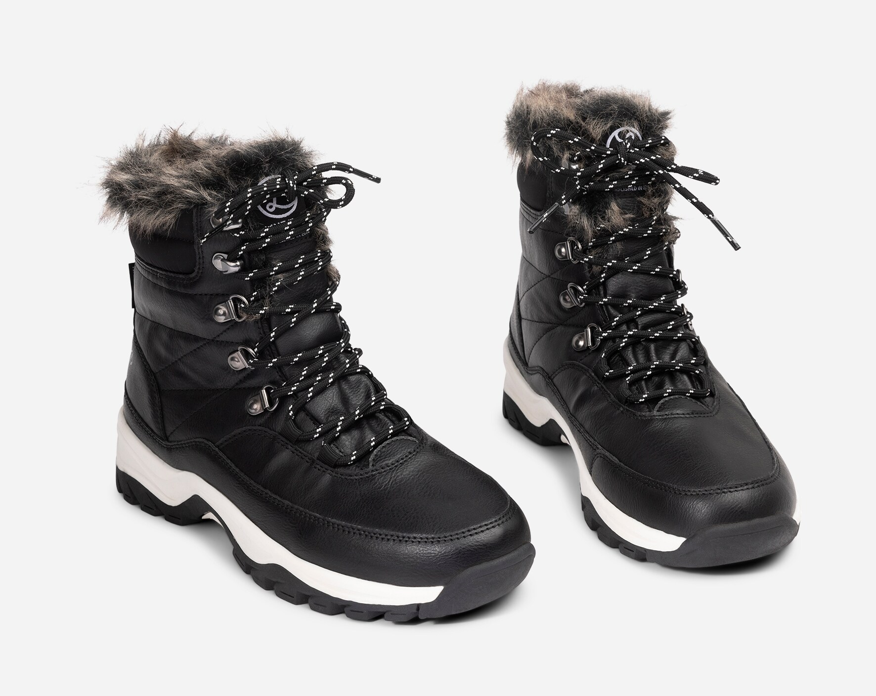 LINEAR, Varmforet skolett waterproof Sort