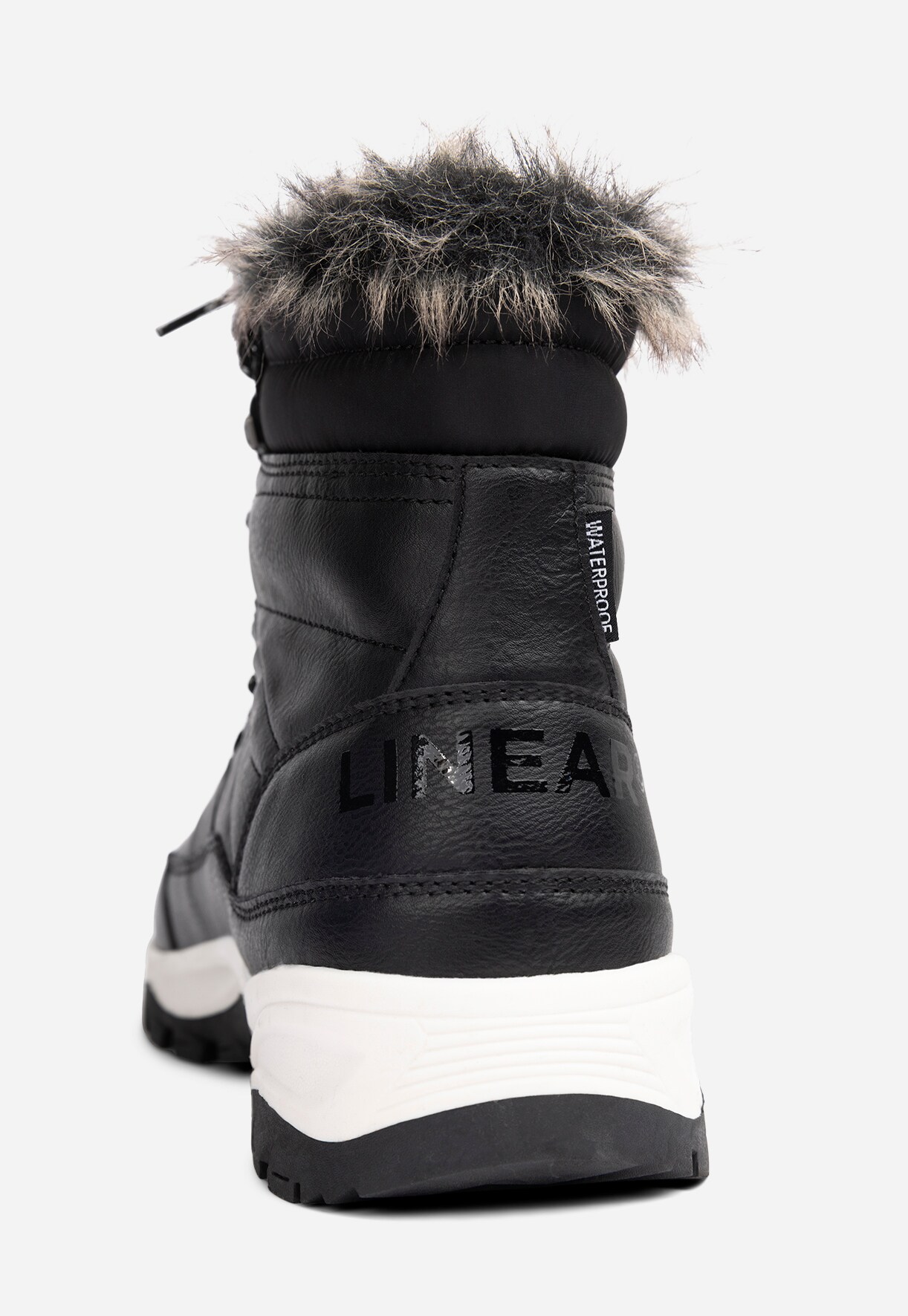 LINEAR, Varmforet skolett waterproof Sort