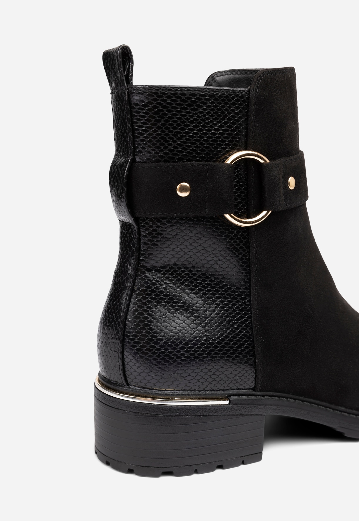 SO ALL, Boots med glidelås Sort