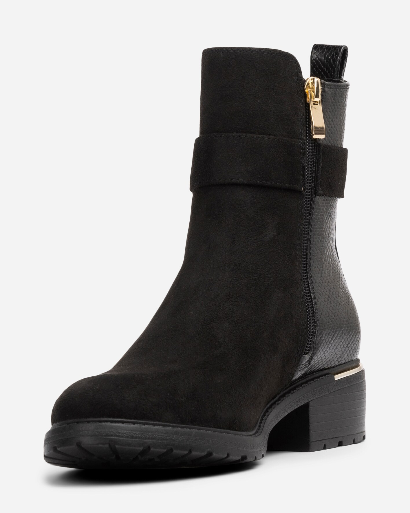 SO ALL, Boots med glidelås Sort