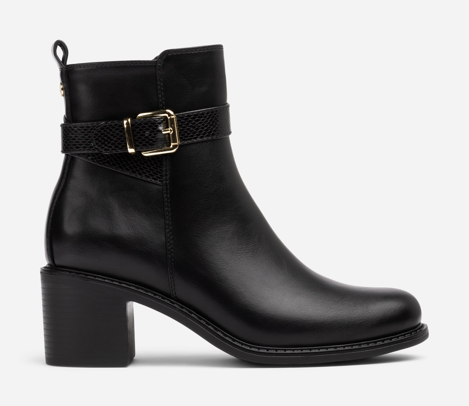 SO ALL, Boots med glidelås Sort