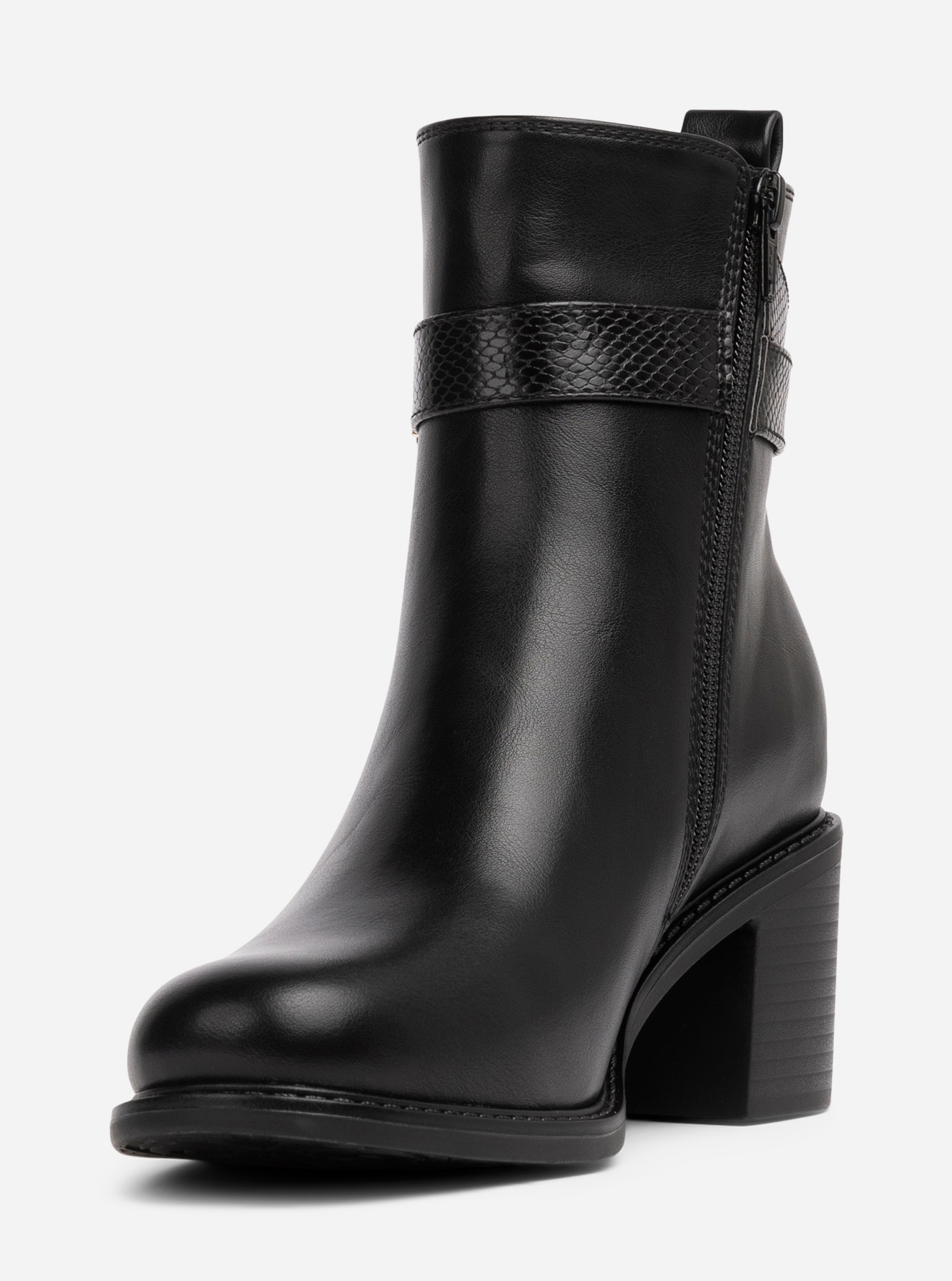 SO ALL, Boots med glidelås Sort