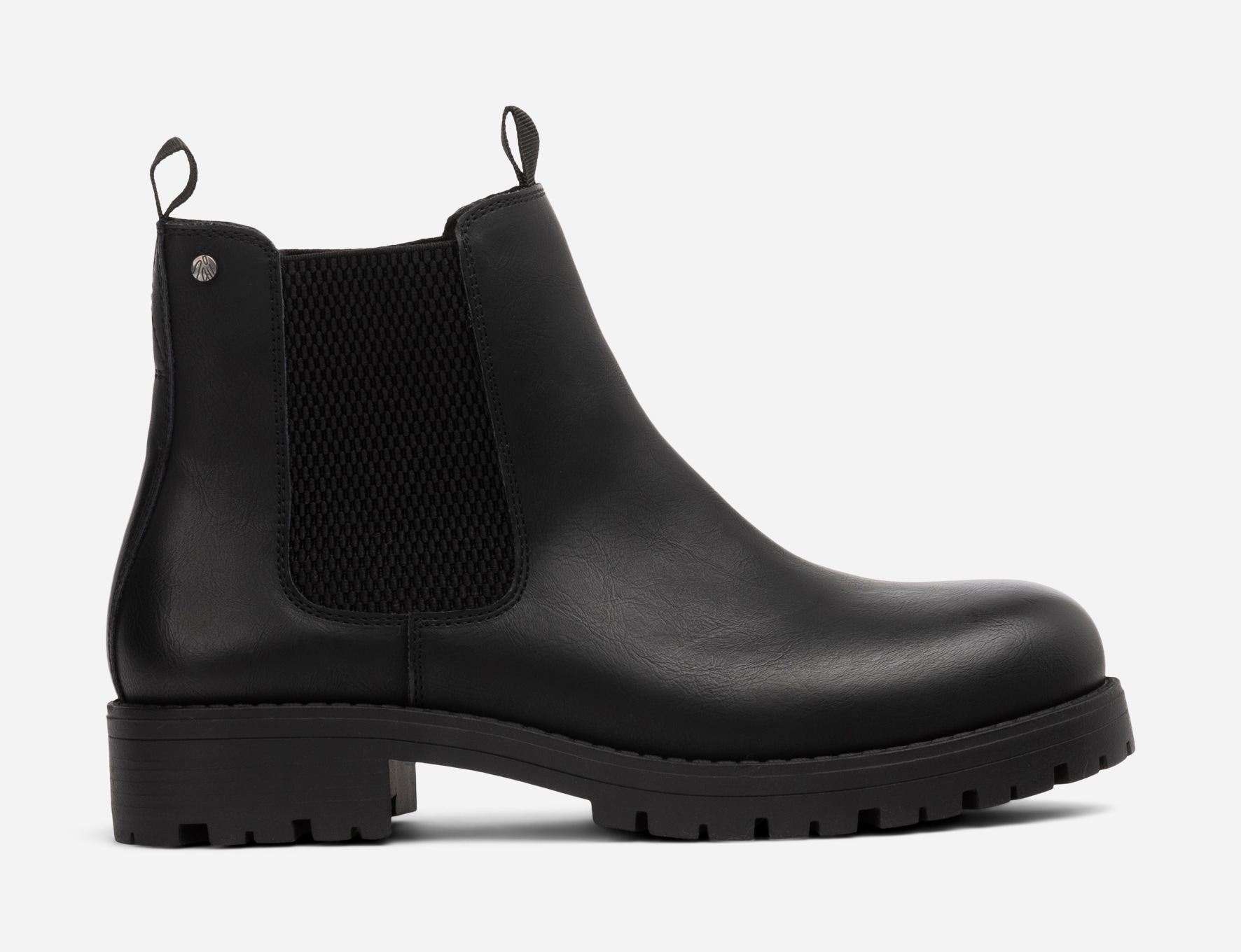 SO ALL, Varmforet chelseaboots Sort