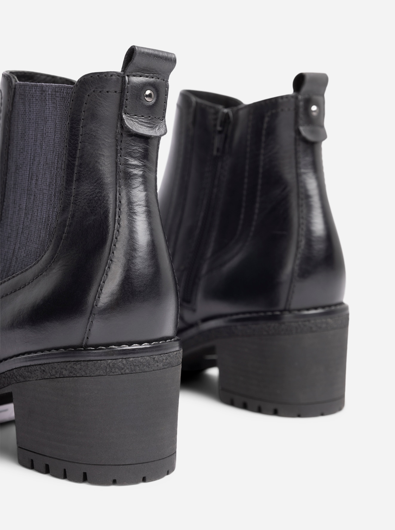 PACE, Boots med glidelås Sort