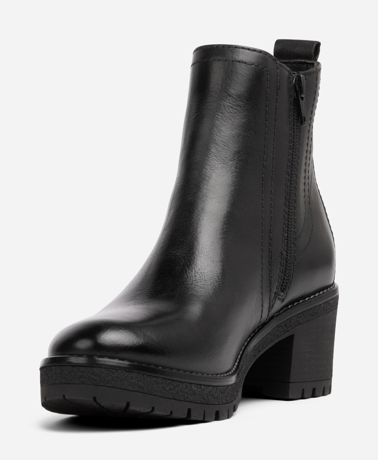 PACE, Boots med glidelås Sort