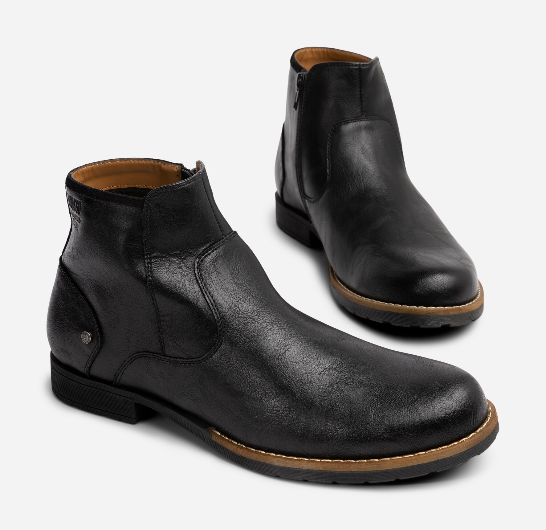 IGUASSU, Boots med glidelås Sort