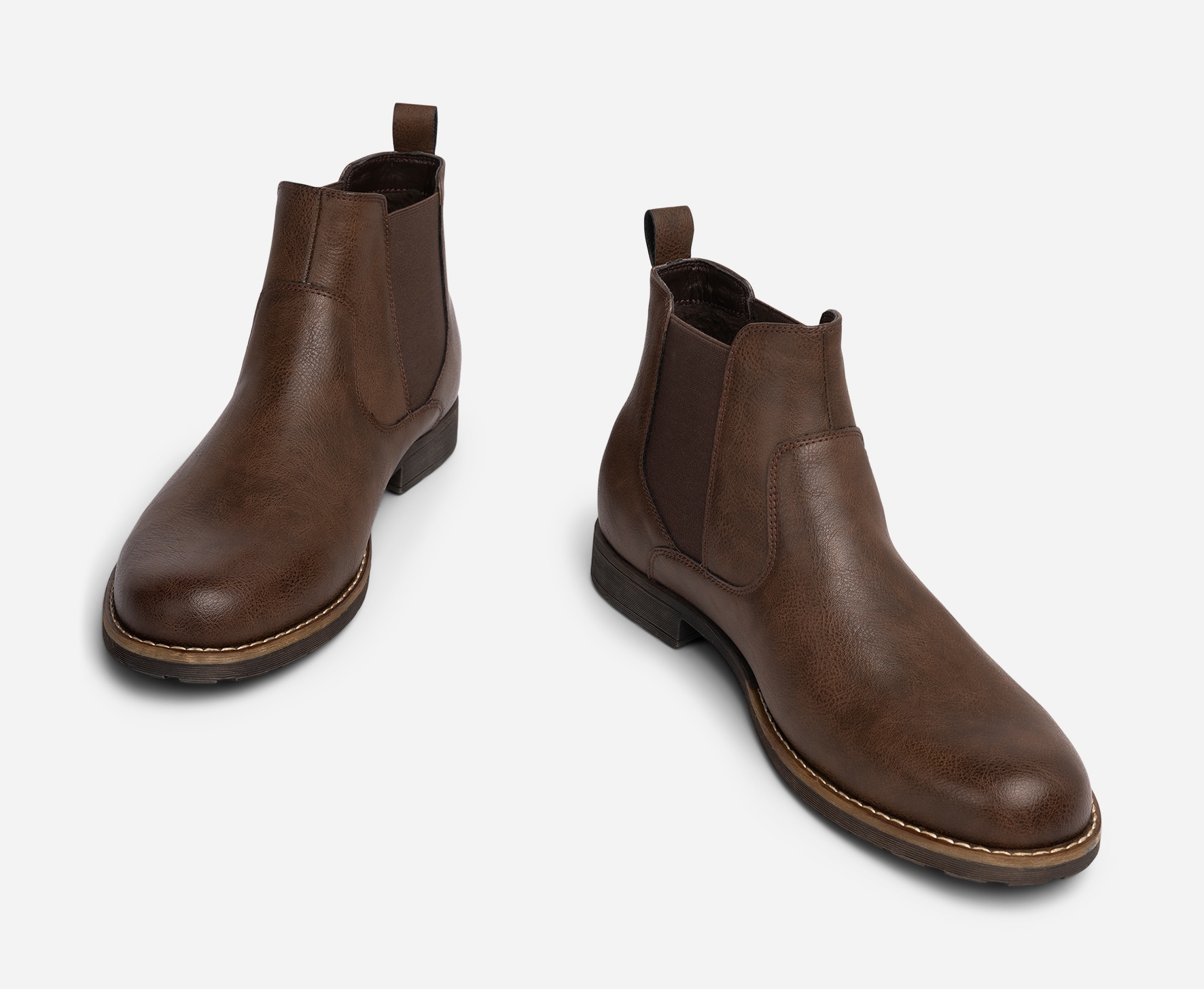 IGUASSU, Fleeceforet chelseaboots Brun