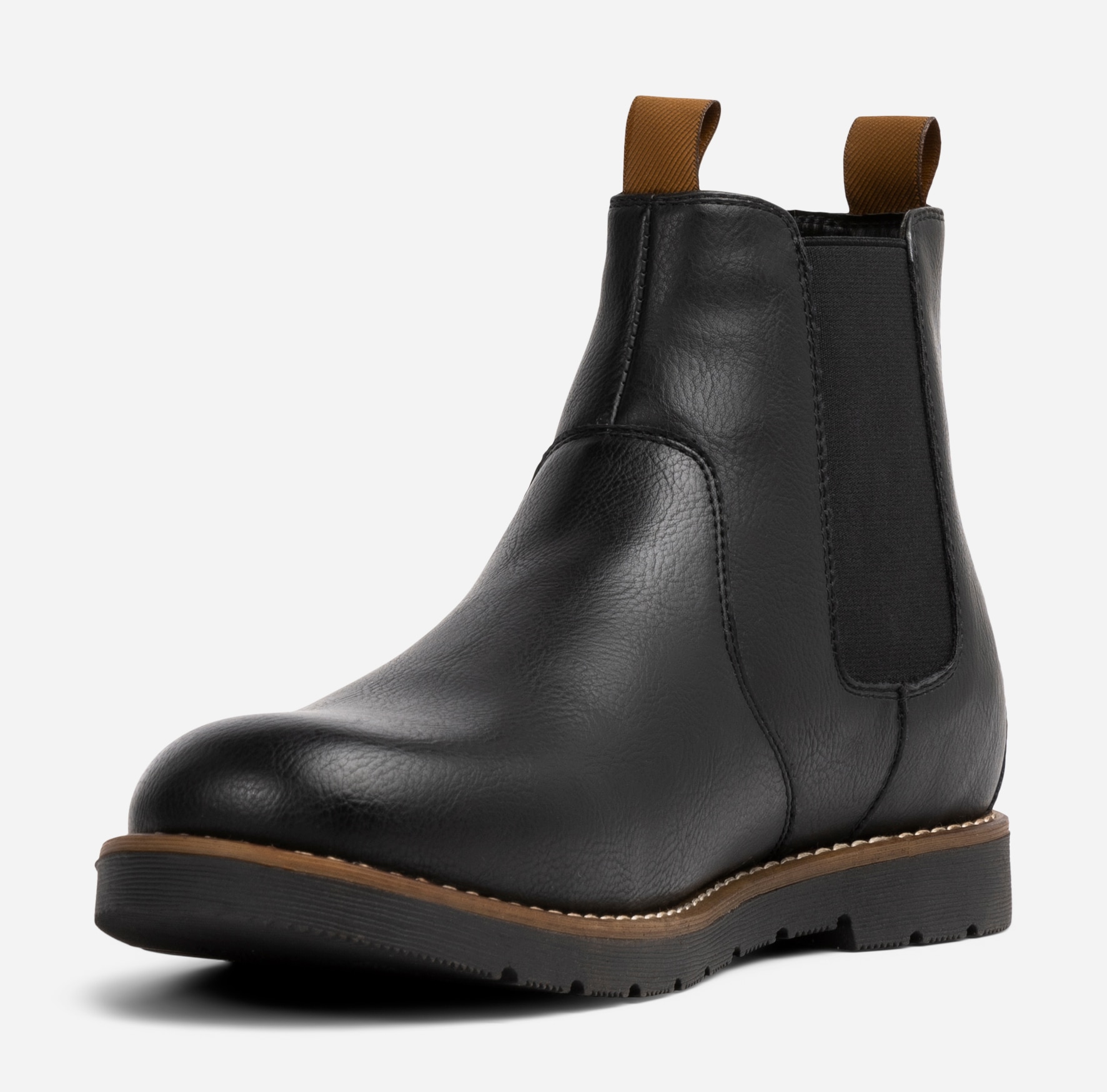 IGUASSU, Varmforet chelseaboots Sort