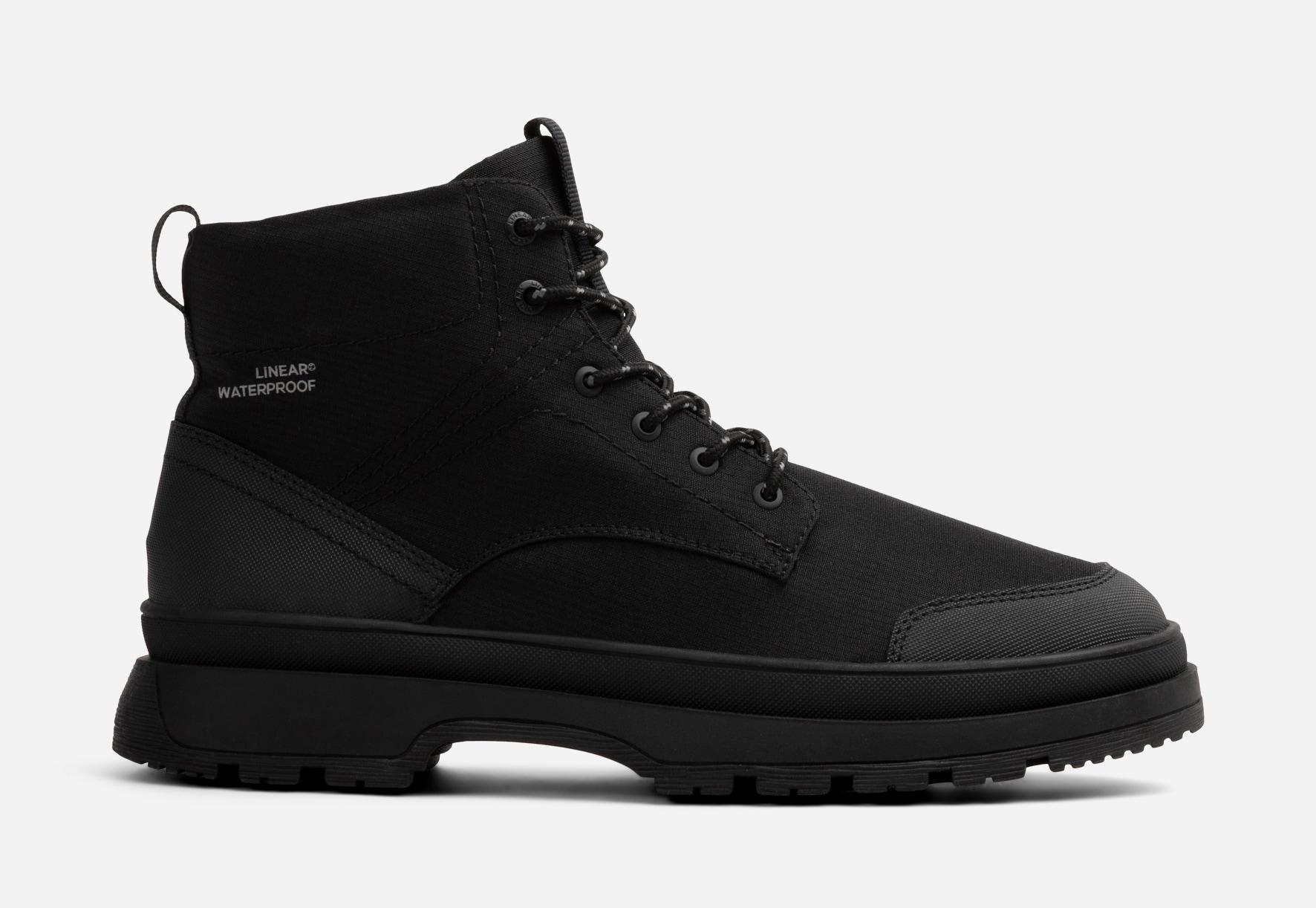 LINEAR, Varmforet skolett waterproof Sort