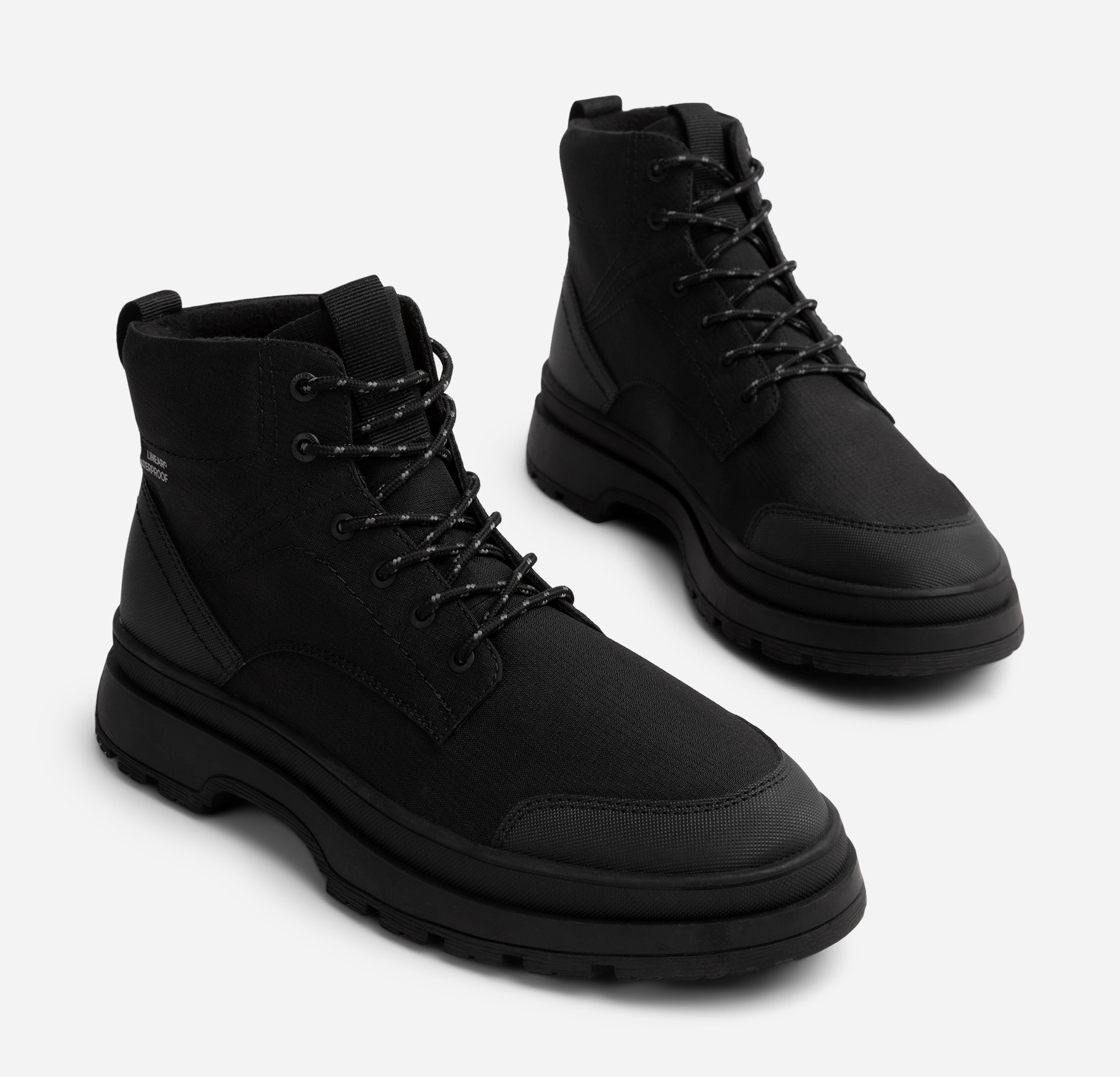 LINEAR, Varmforet skolett waterproof Sort