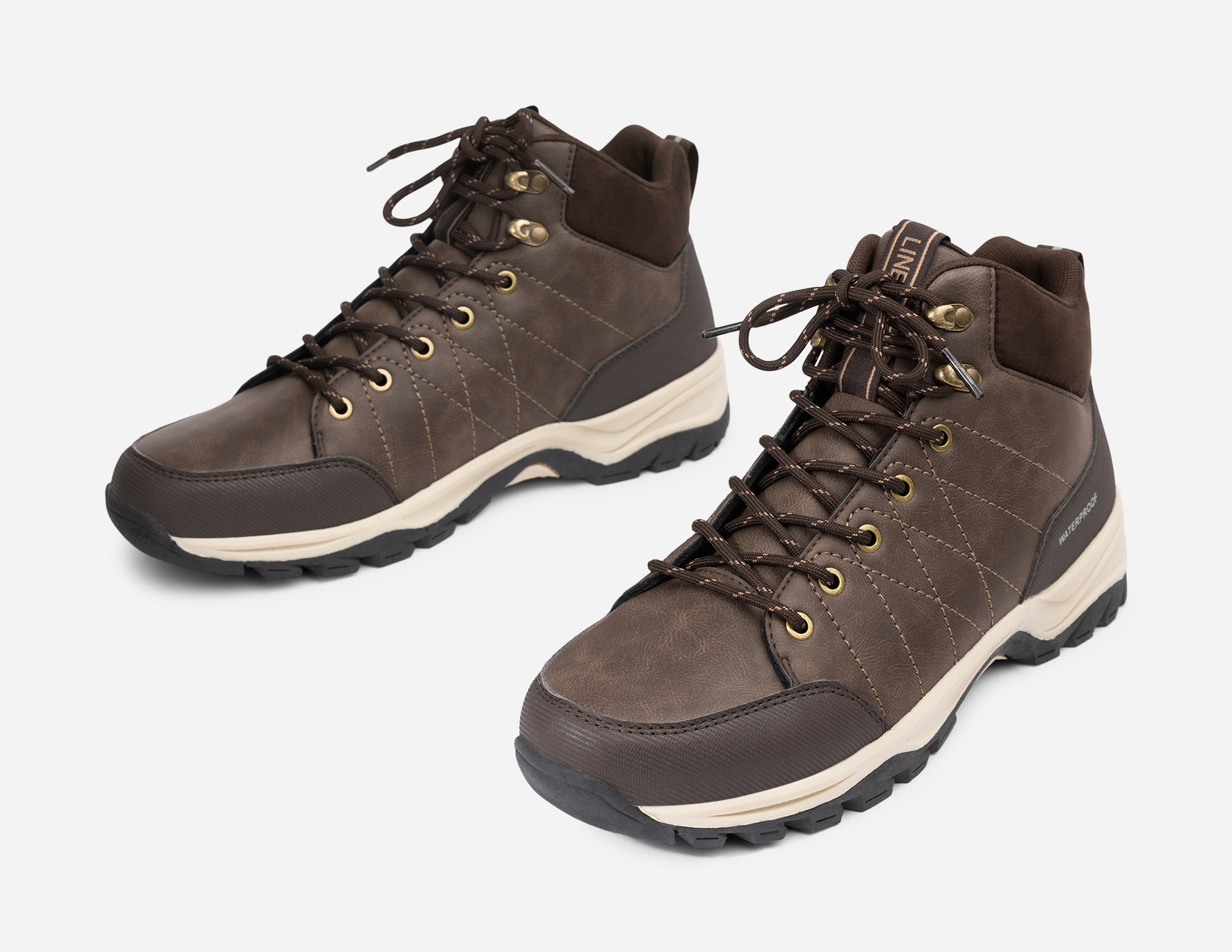 LINEAR, Skolett waterproof Brun