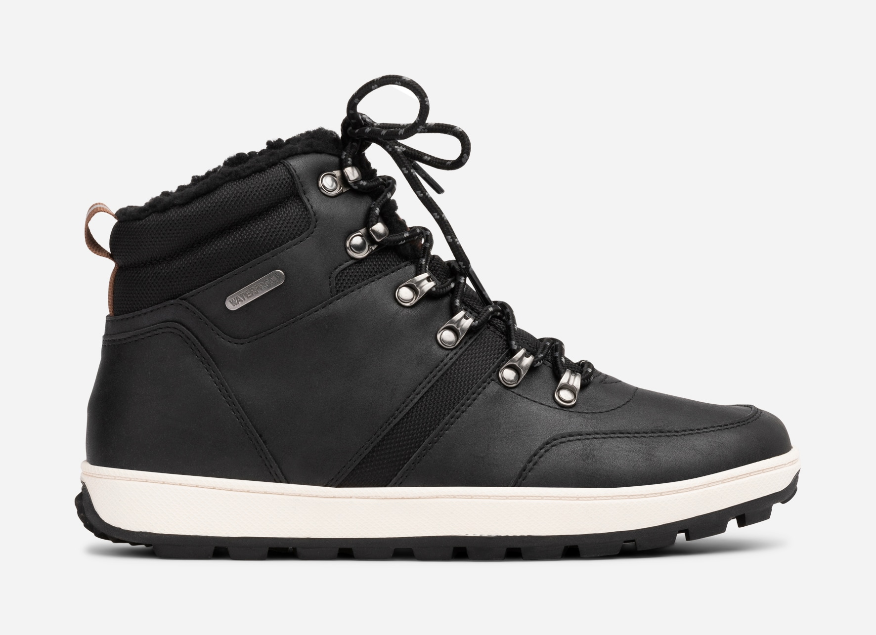 LINEAR, Varmforet skolett waterproof Sort