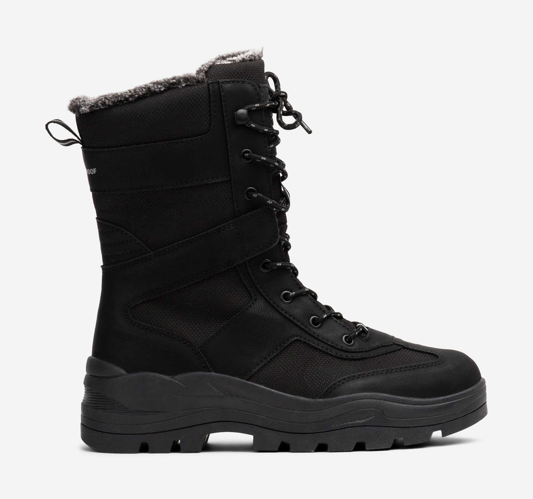 LINEAR, Varmforet støvlett, waterproof Sort