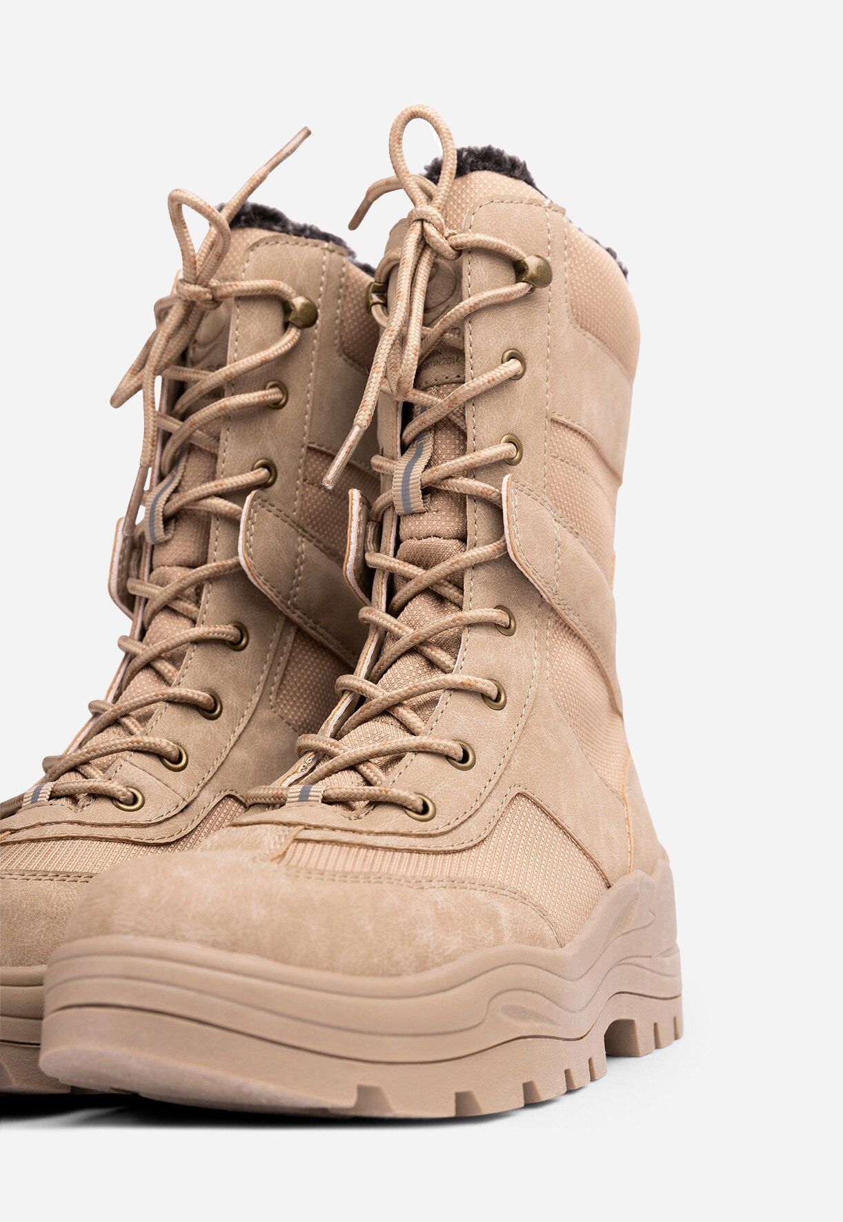 LINEAR, Varmforet støvlett, waterproof Beige