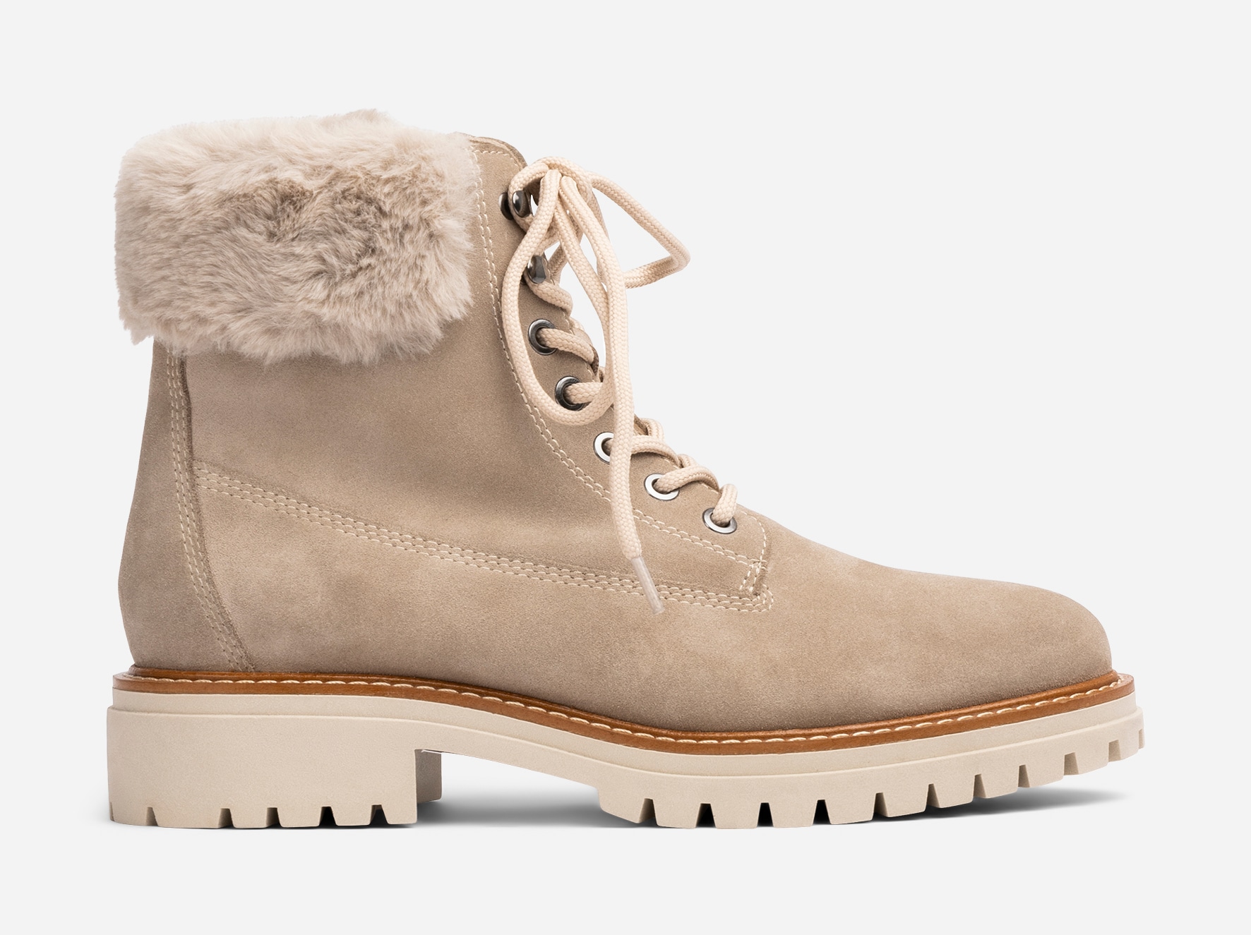 PACE, Varmforet skolett Beige