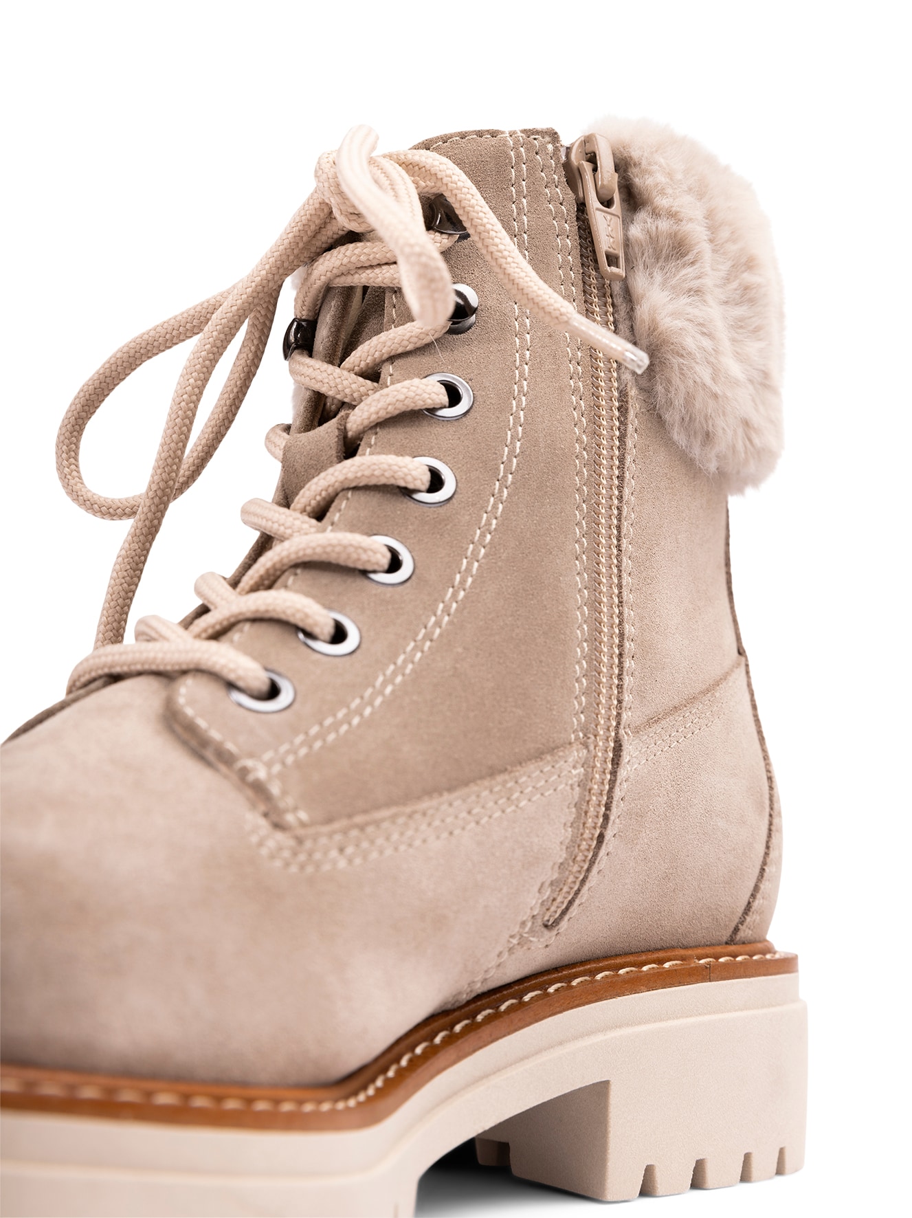 PACE, Varmforet skolett Beige