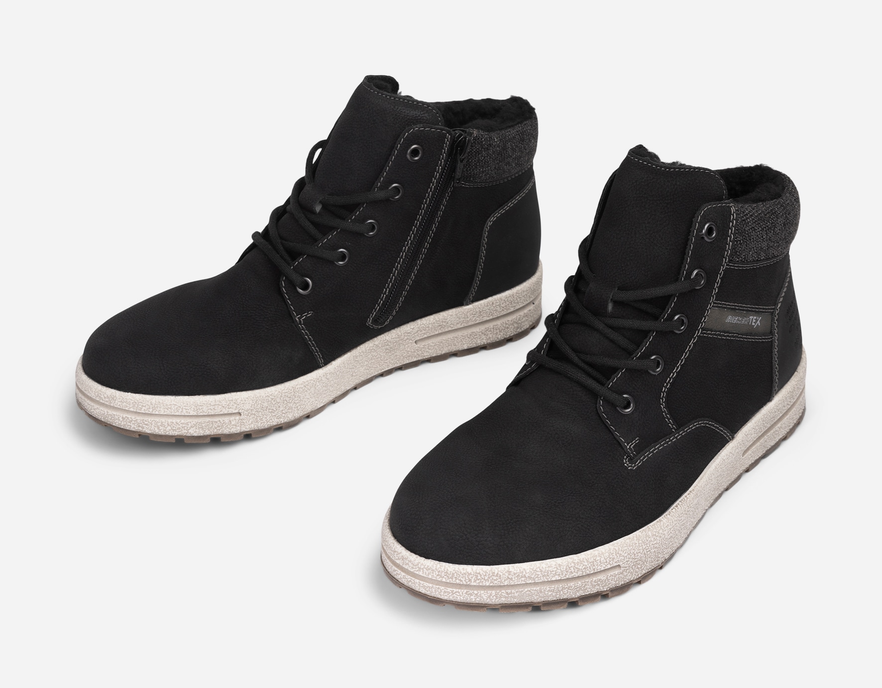 RIEKER, Varmforet skolett Sort