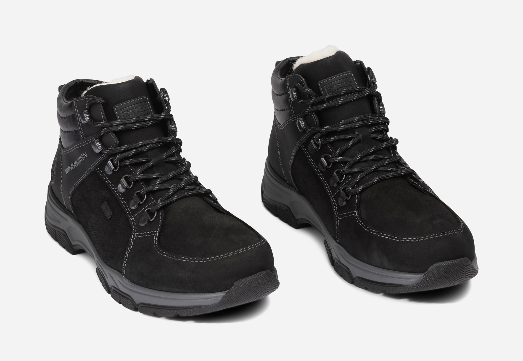 RIEKER, Varmforet skolett Sort