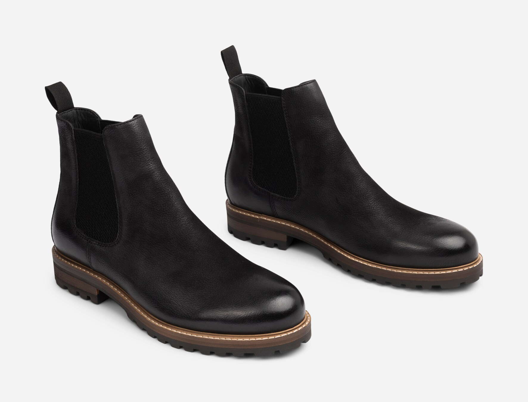 PACE, Fleeceforet chelseaboots Sort