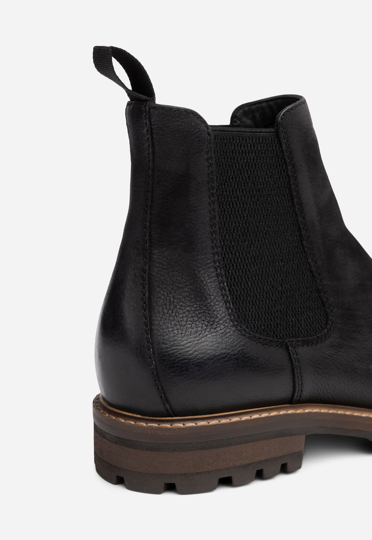 PACE, Fleeceforet chelseaboots Sort