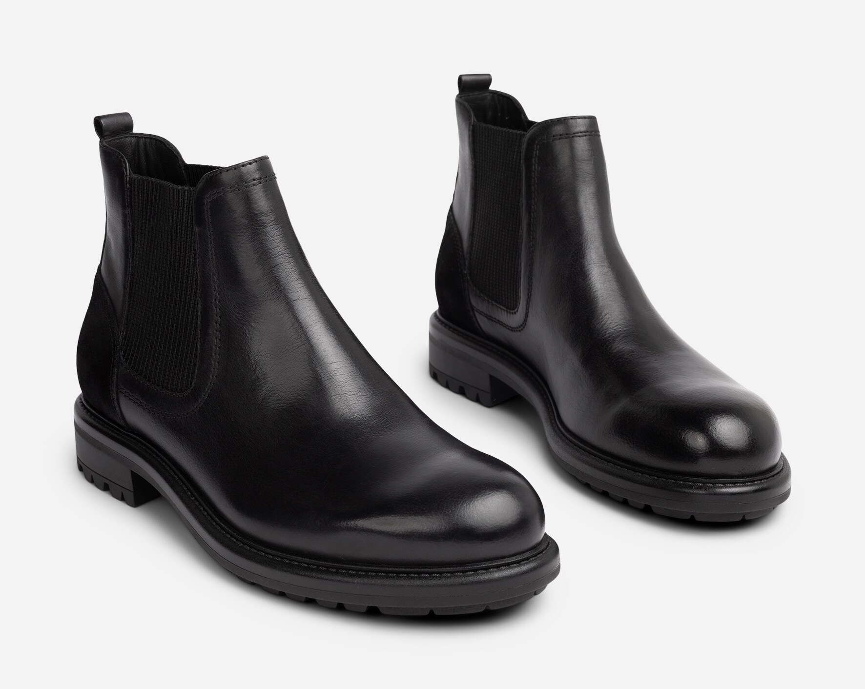 PACE, Fleeceforet chelseaboots Sort