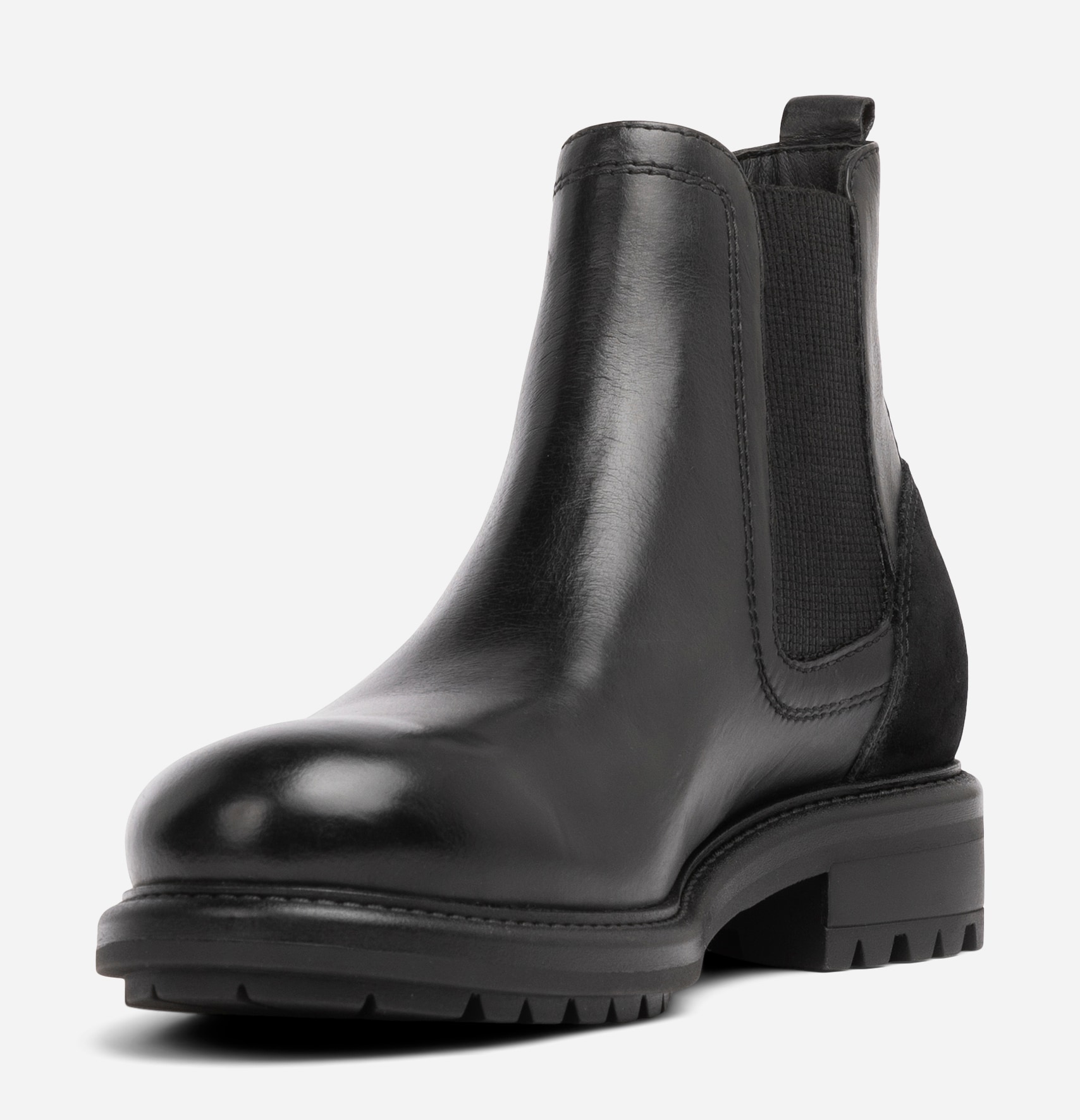 PACE, Fleeceforet chelseaboots Sort