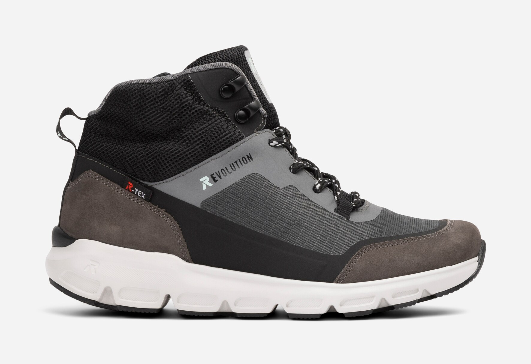 RIEKER, Høye sneakers, waterproof Grå