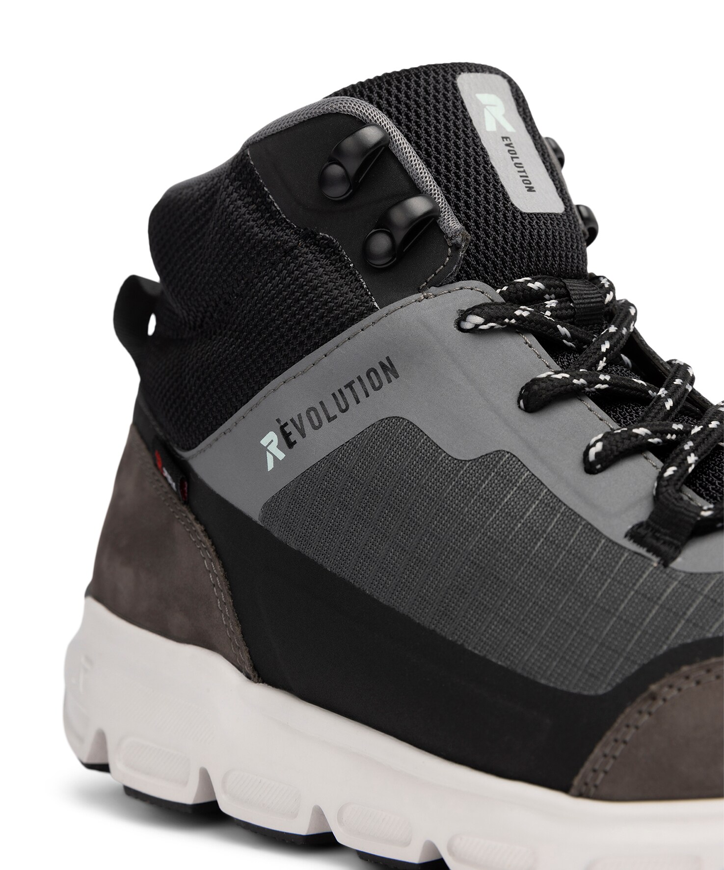 RIEKER, Høye sneakers, waterproof Grå