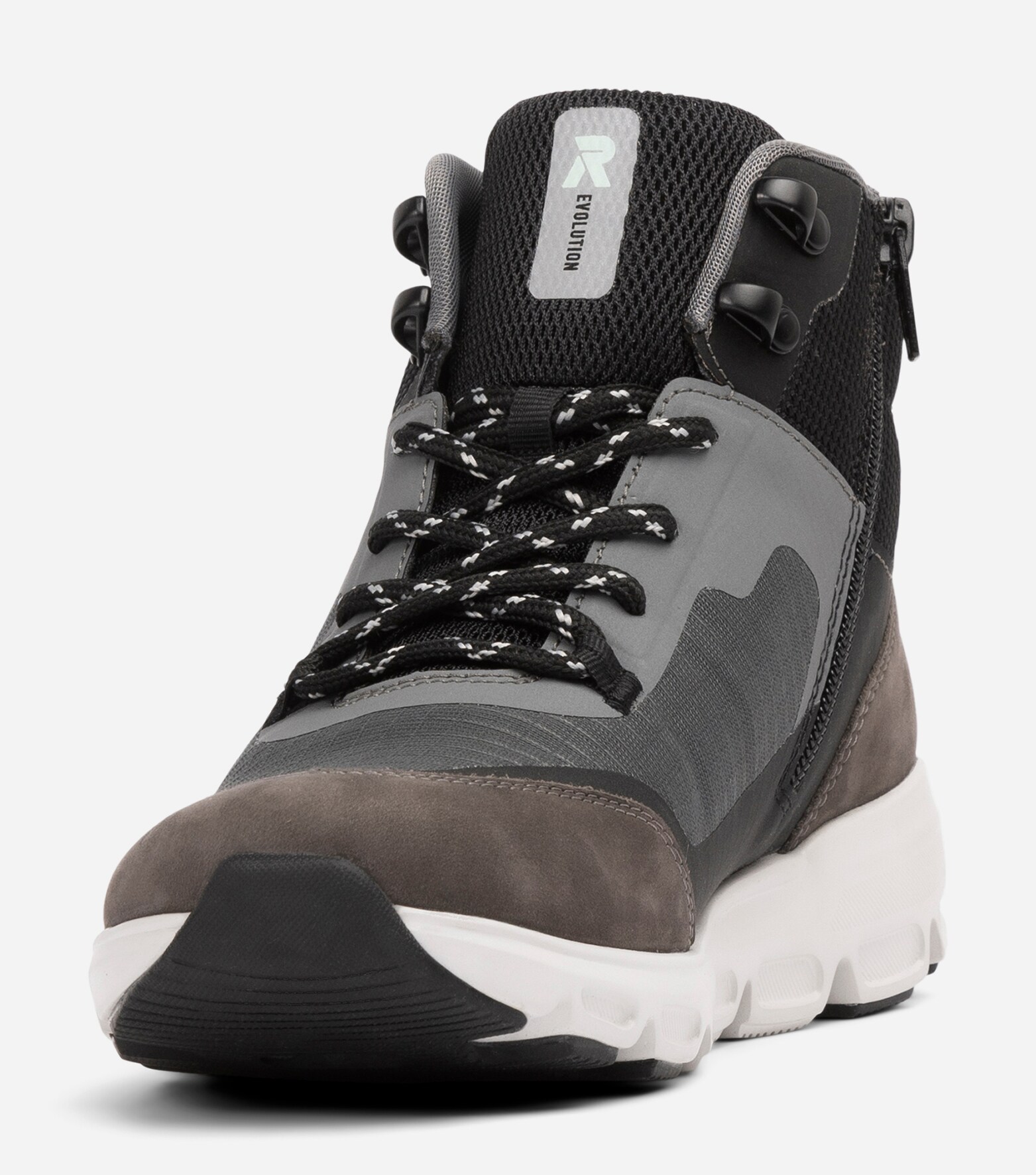 RIEKER, Høye sneakers, waterproof Grå