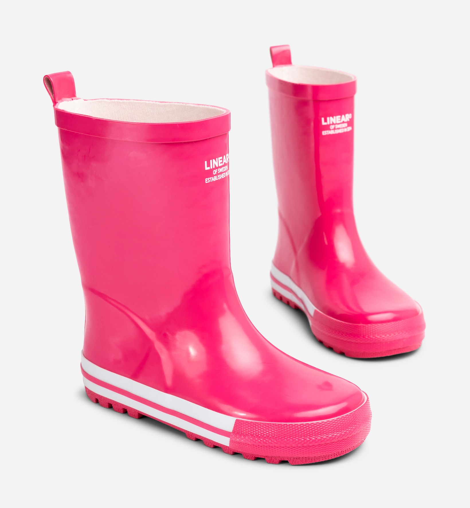 LINEAR, Gummistøvler Rosa