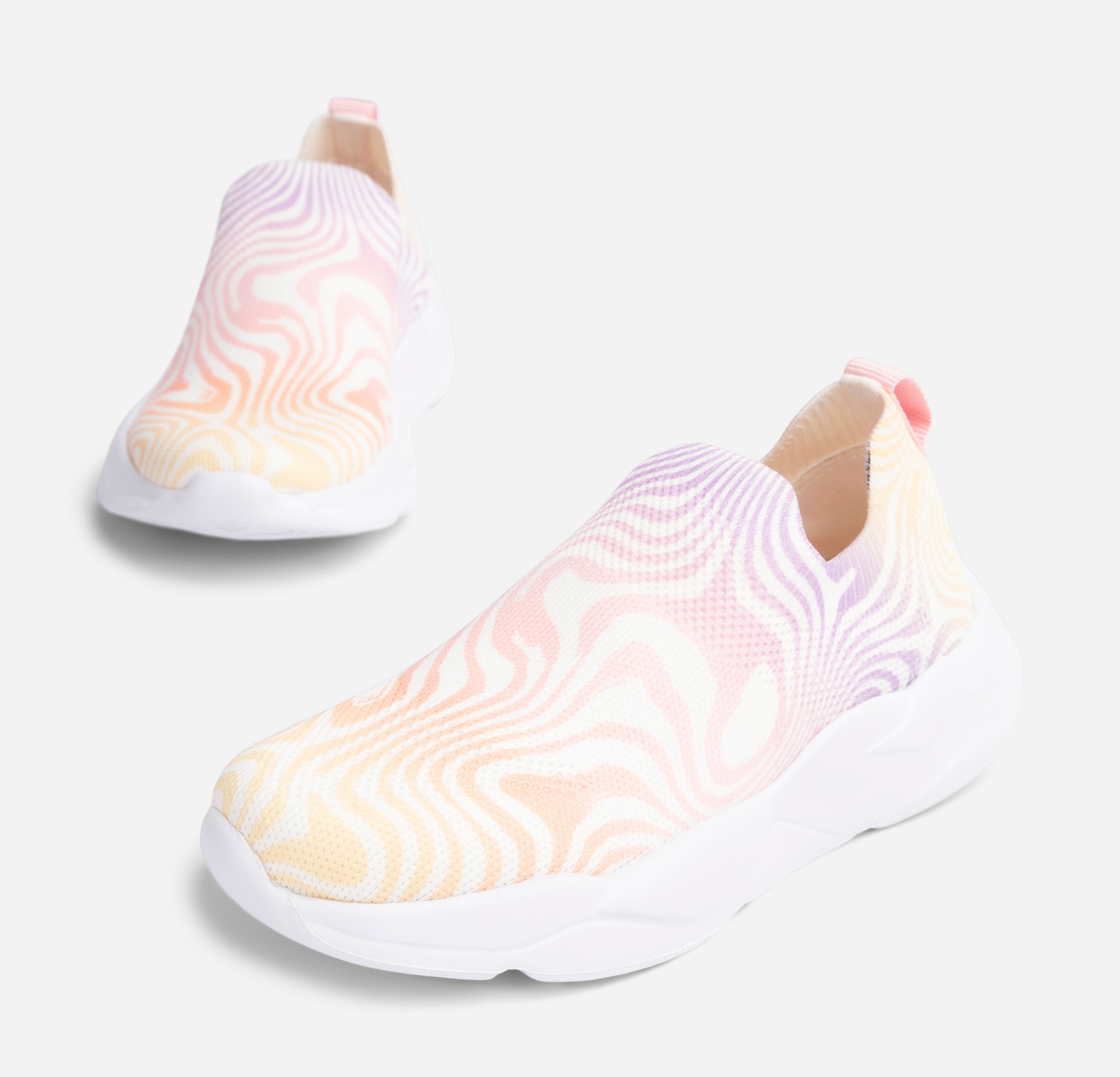DINSKO, Sock sneakers Hvit