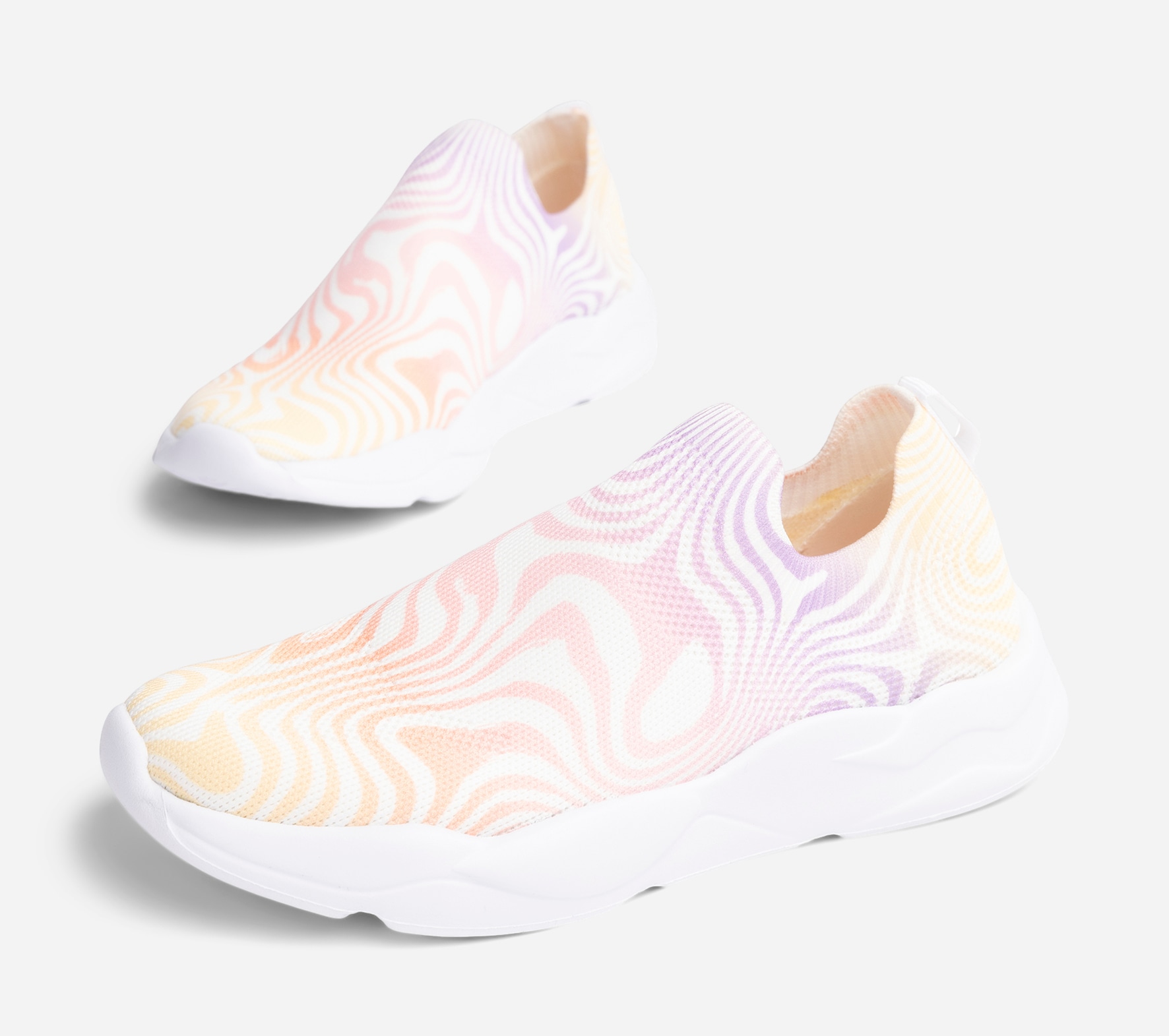 DINSKO, Sock sneakers Hvit