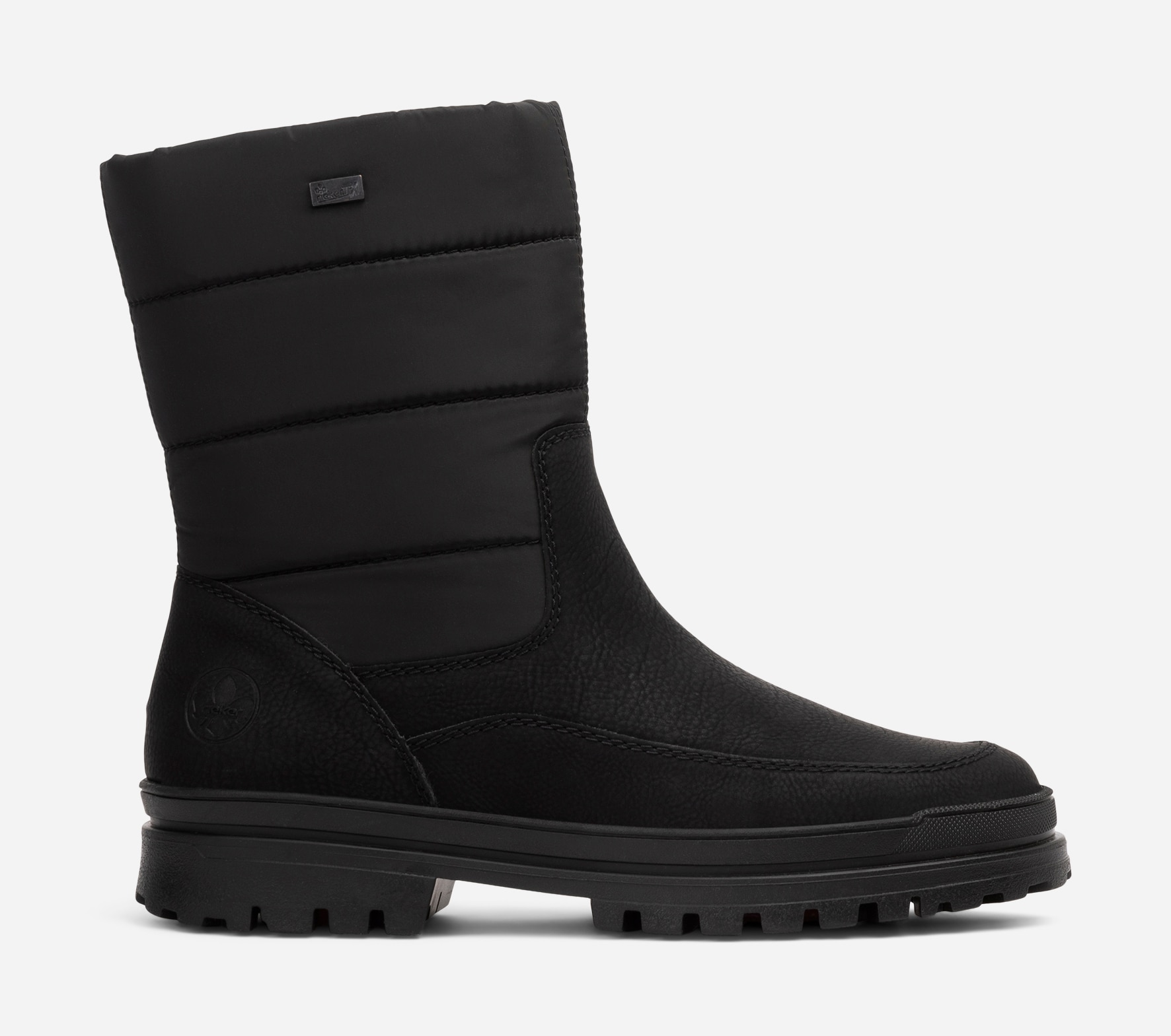 RIEKER, Varmforet støvlett, waterproof Sort