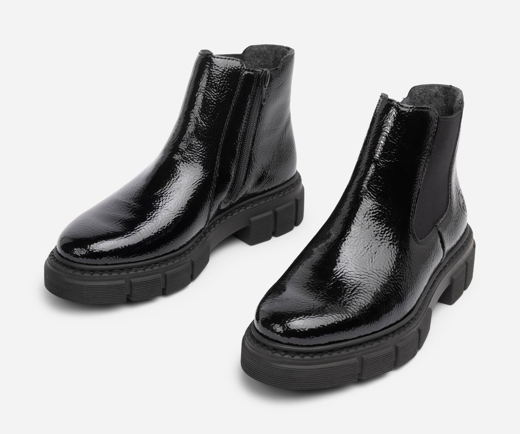 RIEKER, Chelseaboots Sort