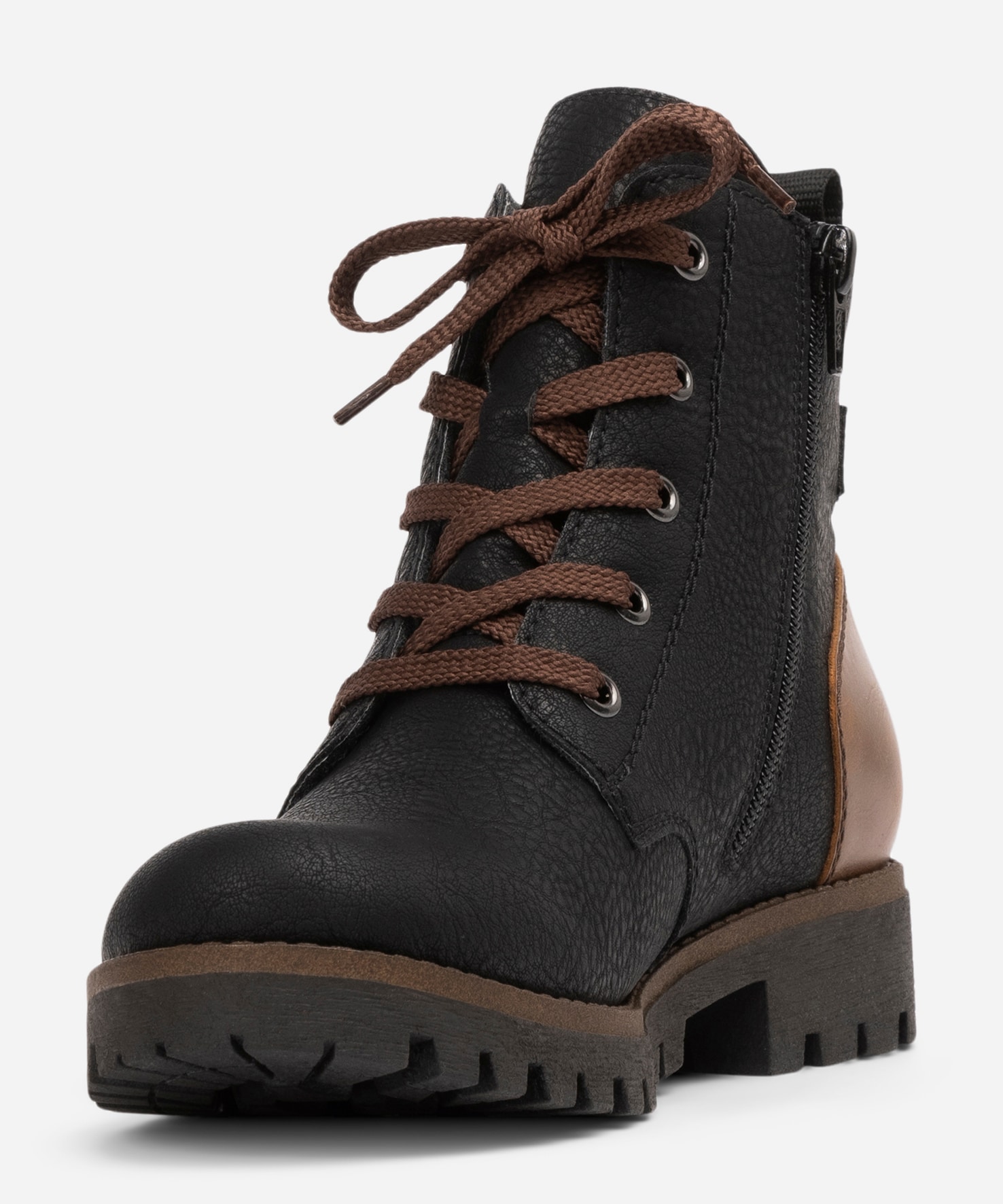 RIEKER, Skolett waterproof Sort