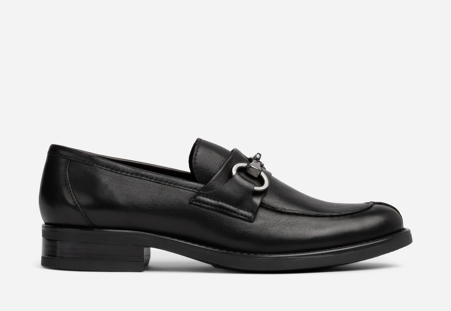 PACE, Loafer med spenne Sort