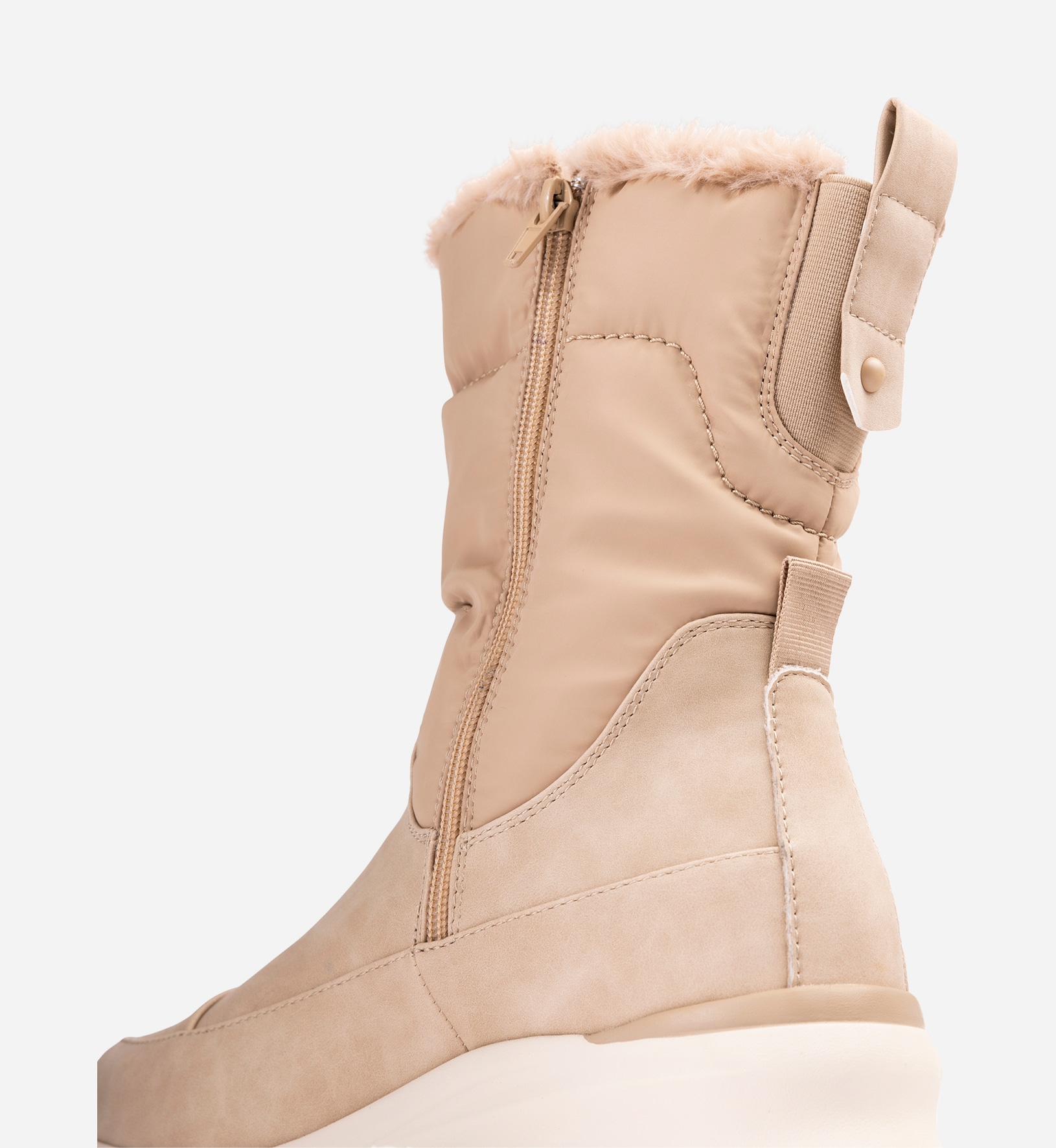SO ALL, Varmforet støvlett Beige