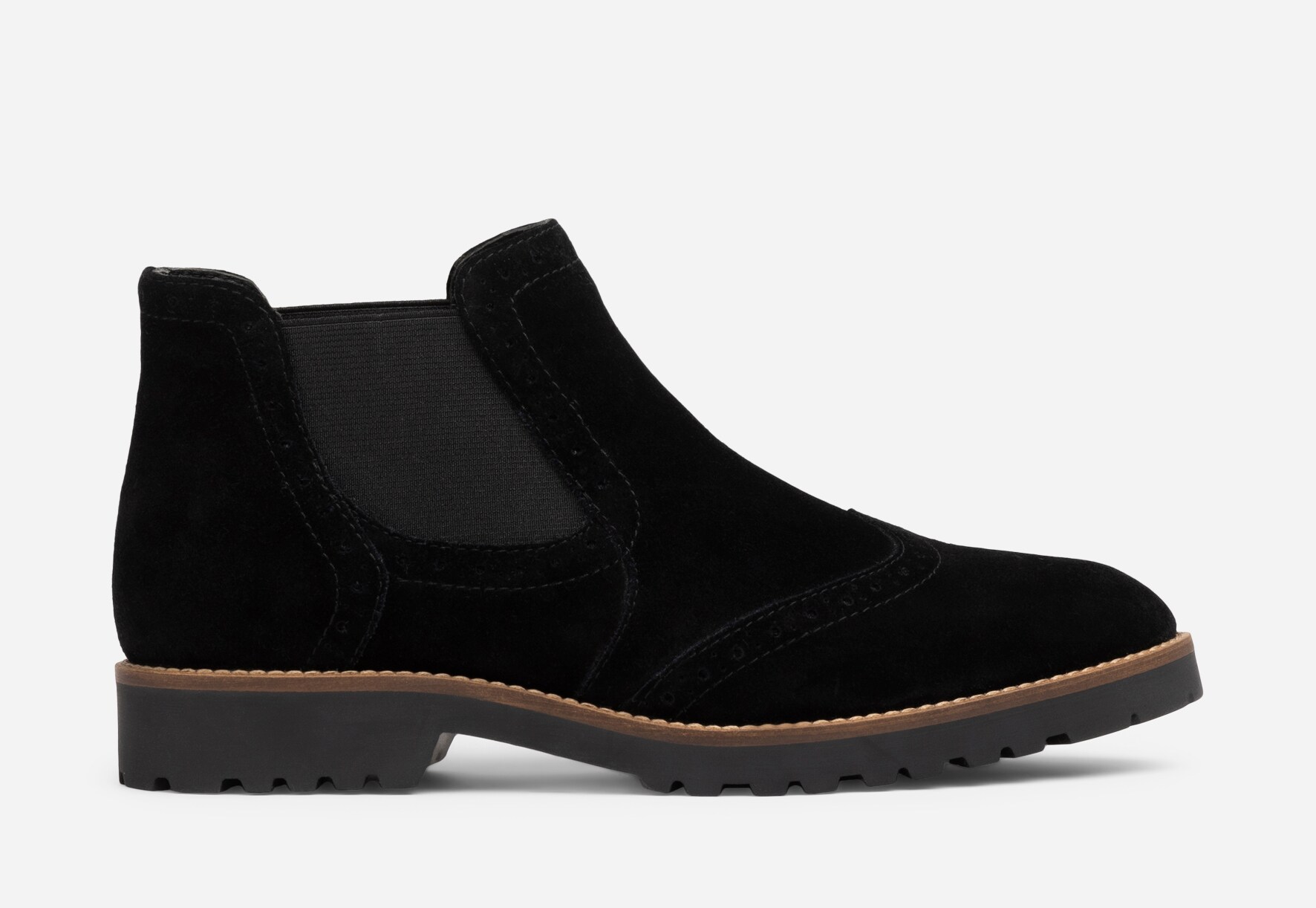 PACE, Boots med stretch Sort