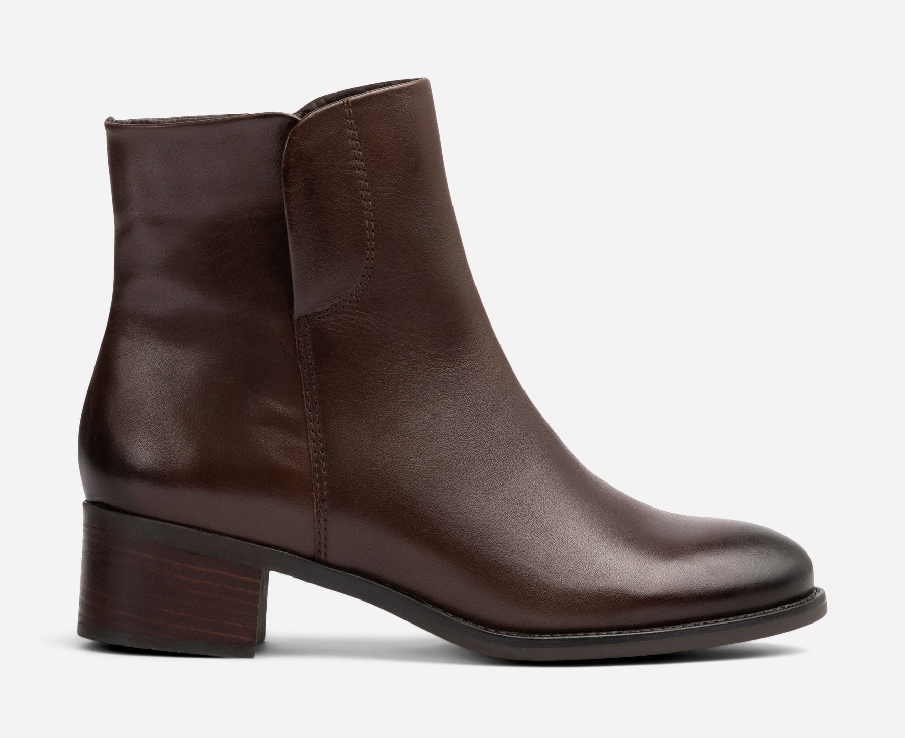 PACE, Boots med glidelås Brun